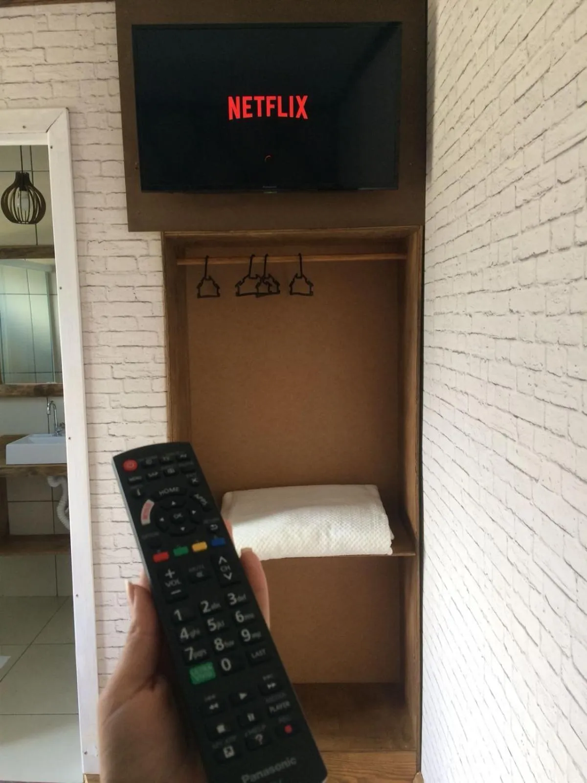 TV and multimedia in Hospedagem Souza