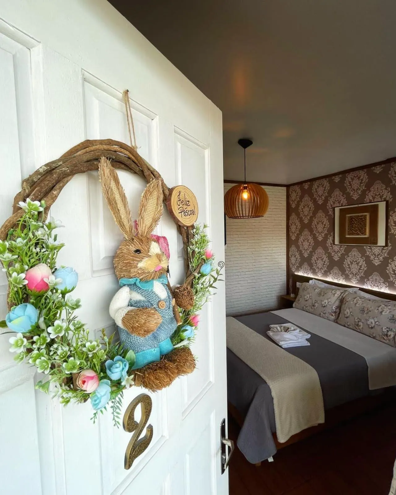 Bed in Hospedagem Souza