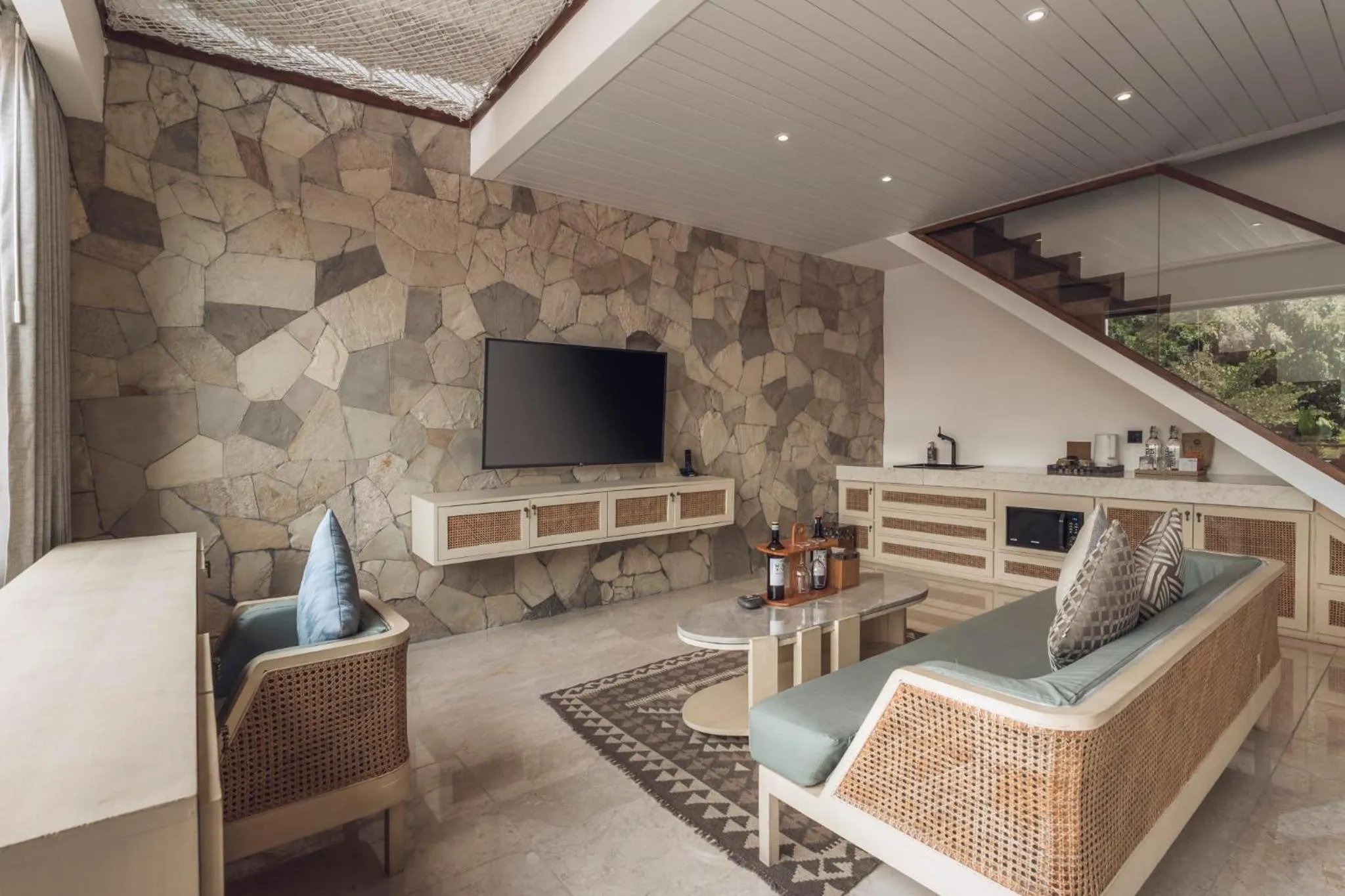 Living room in Astera Resort & Spa Canggu by Ini Vie Hospitality