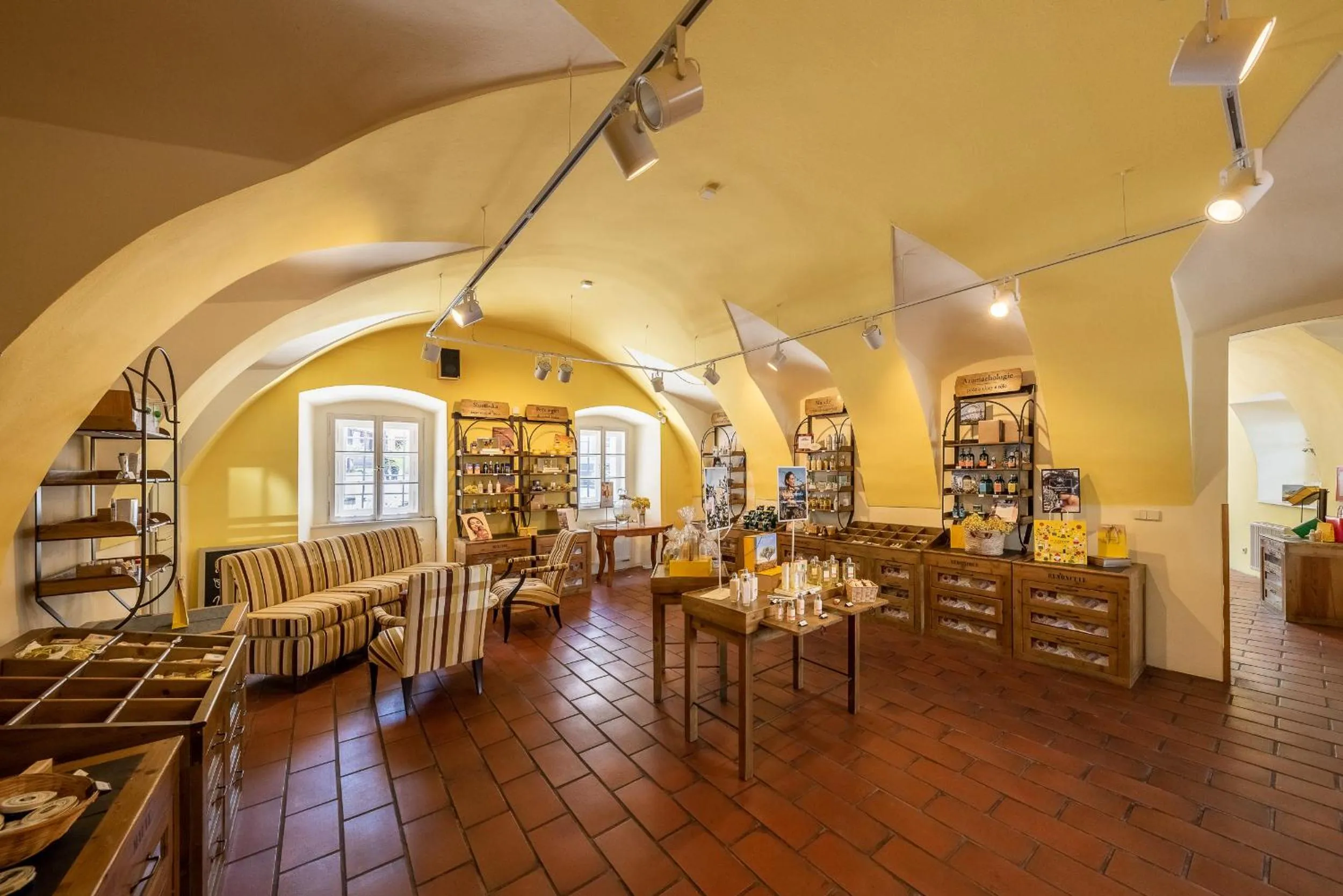 Seating area in Bellevue Hotel Český Krumlov