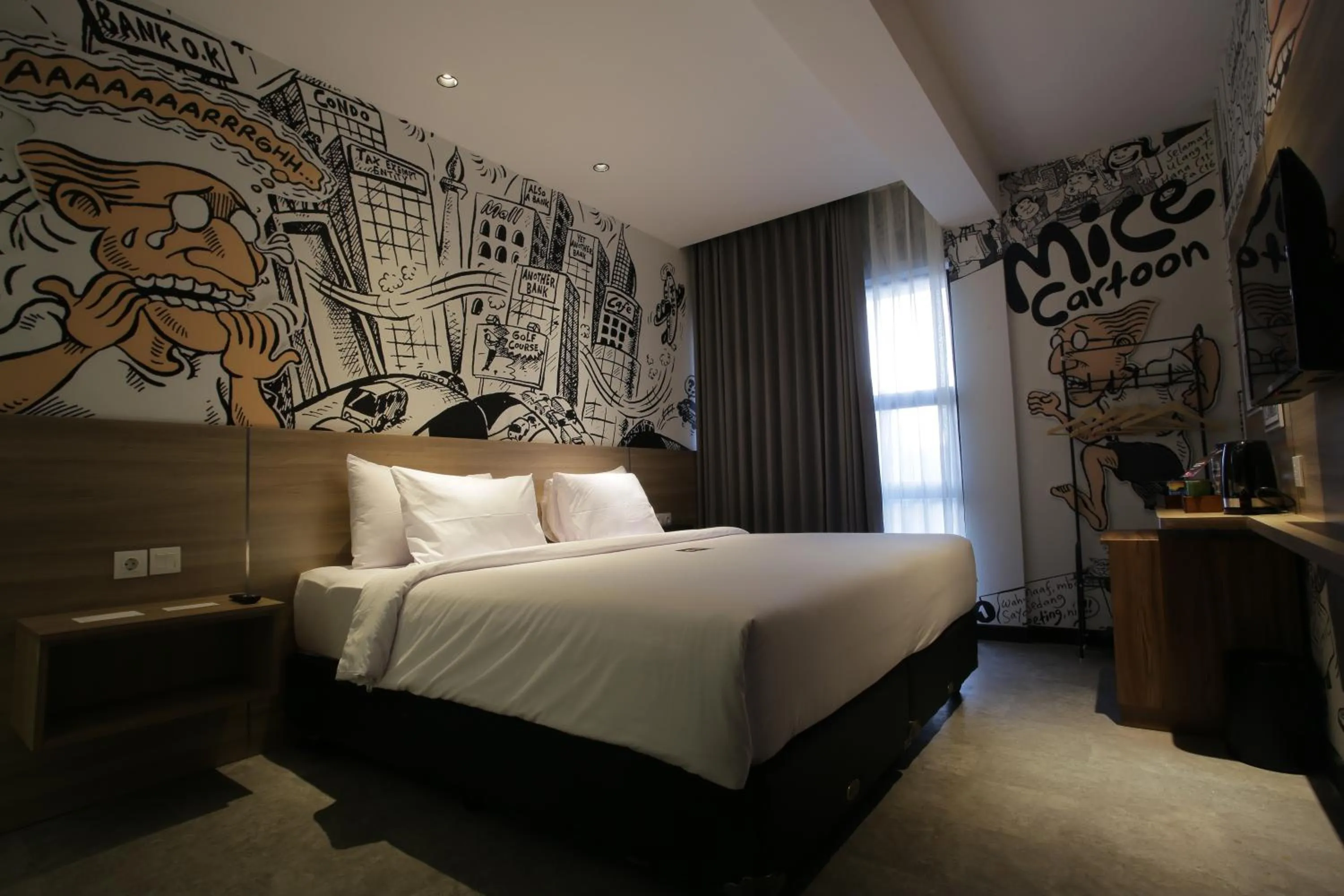 Bed in Creative Restart Hotel - CARTEL Bandung