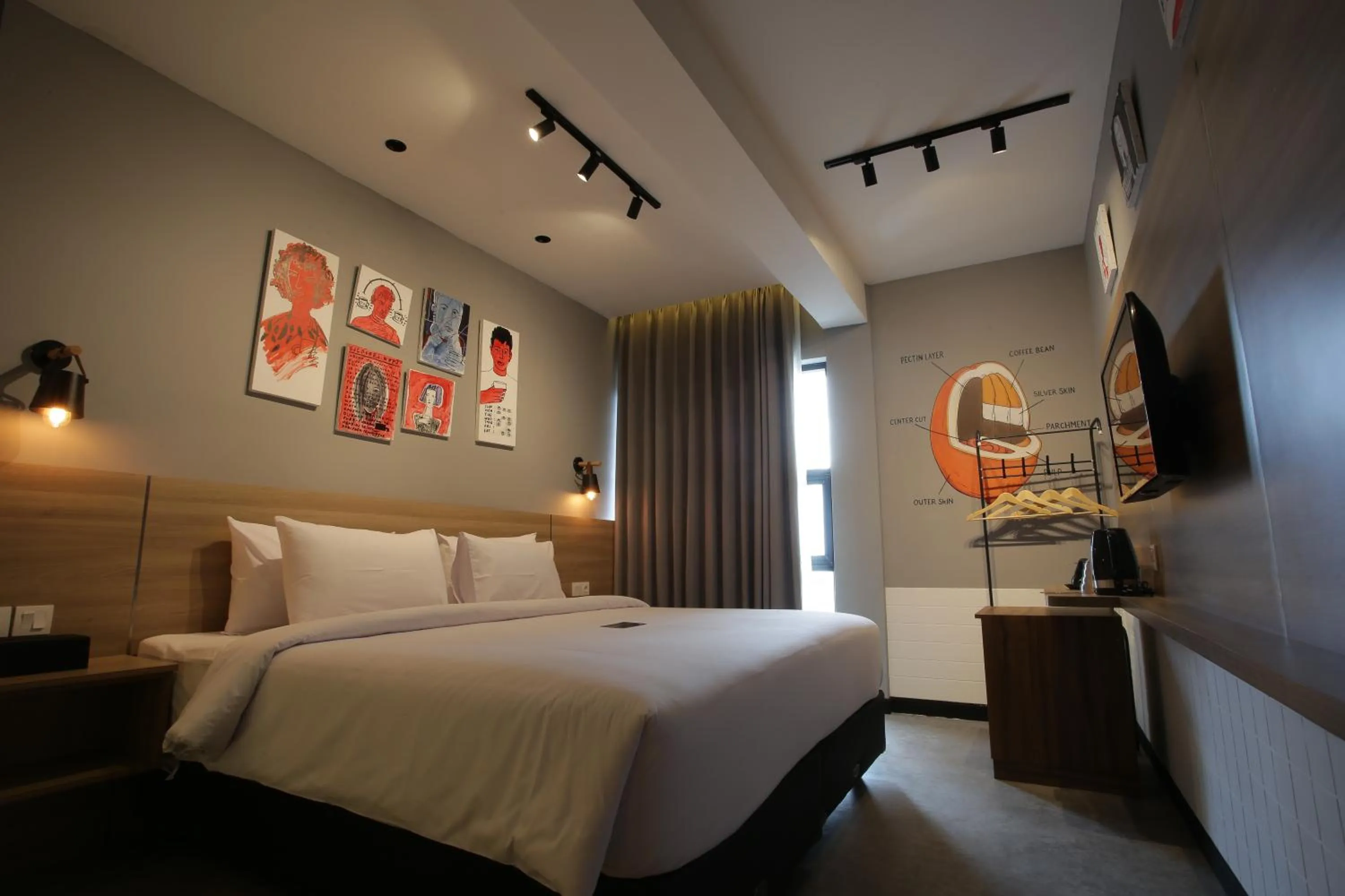 Bed in Creative Restart Hotel - CARTEL Bandung