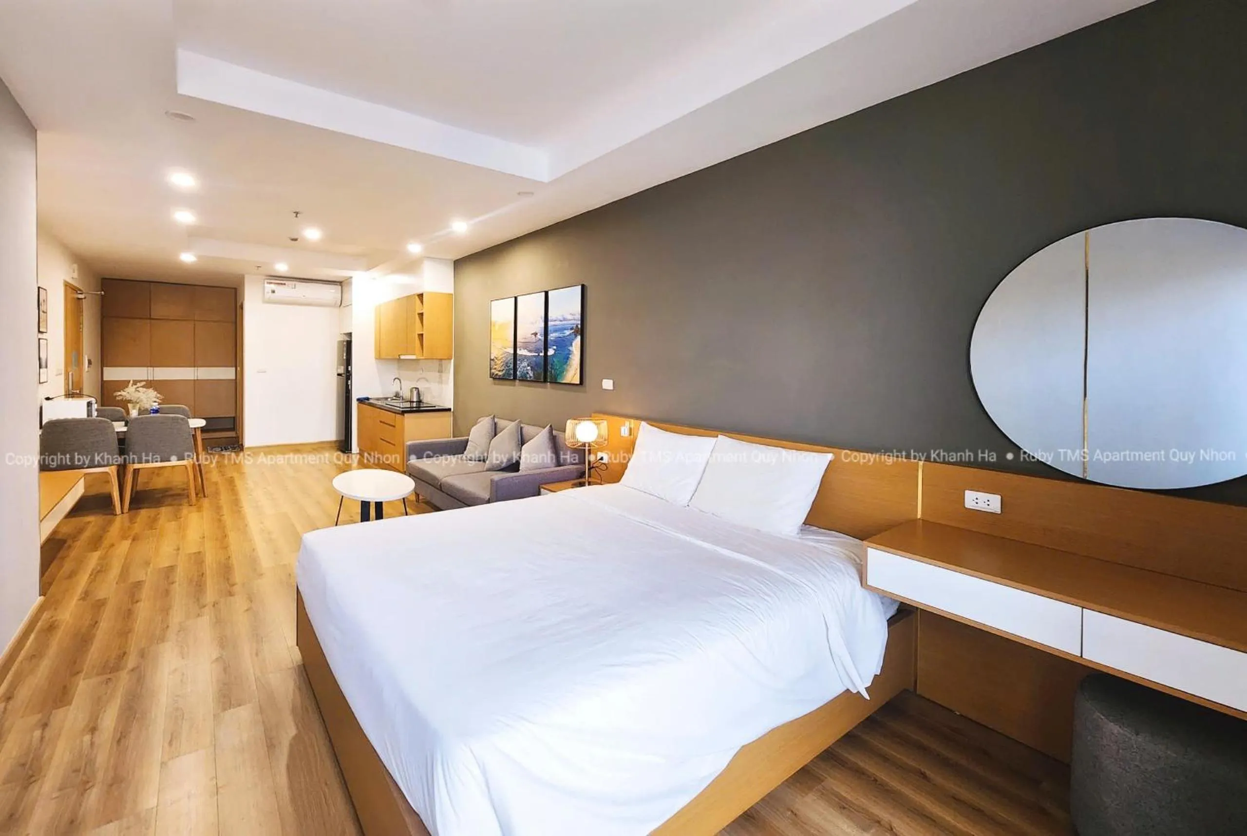 Bed in TMS Apartments Quy Nhơn