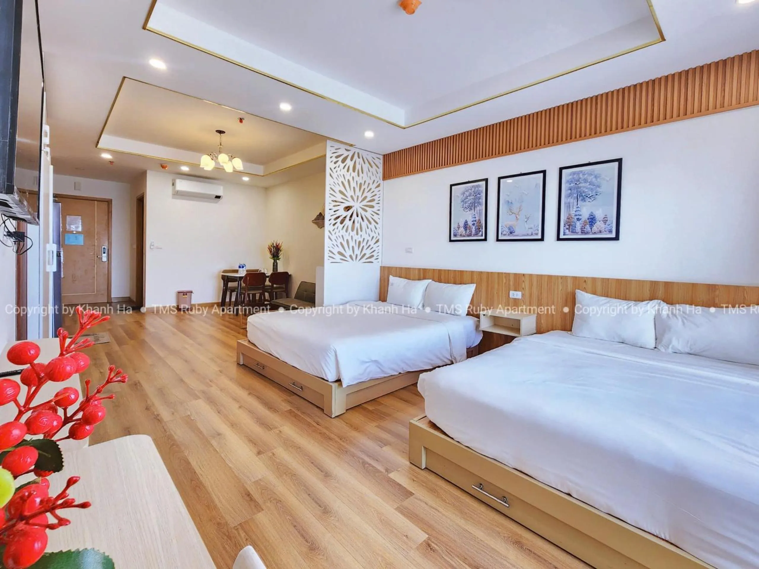 Bed in TMS Apartments Quy Nhơn