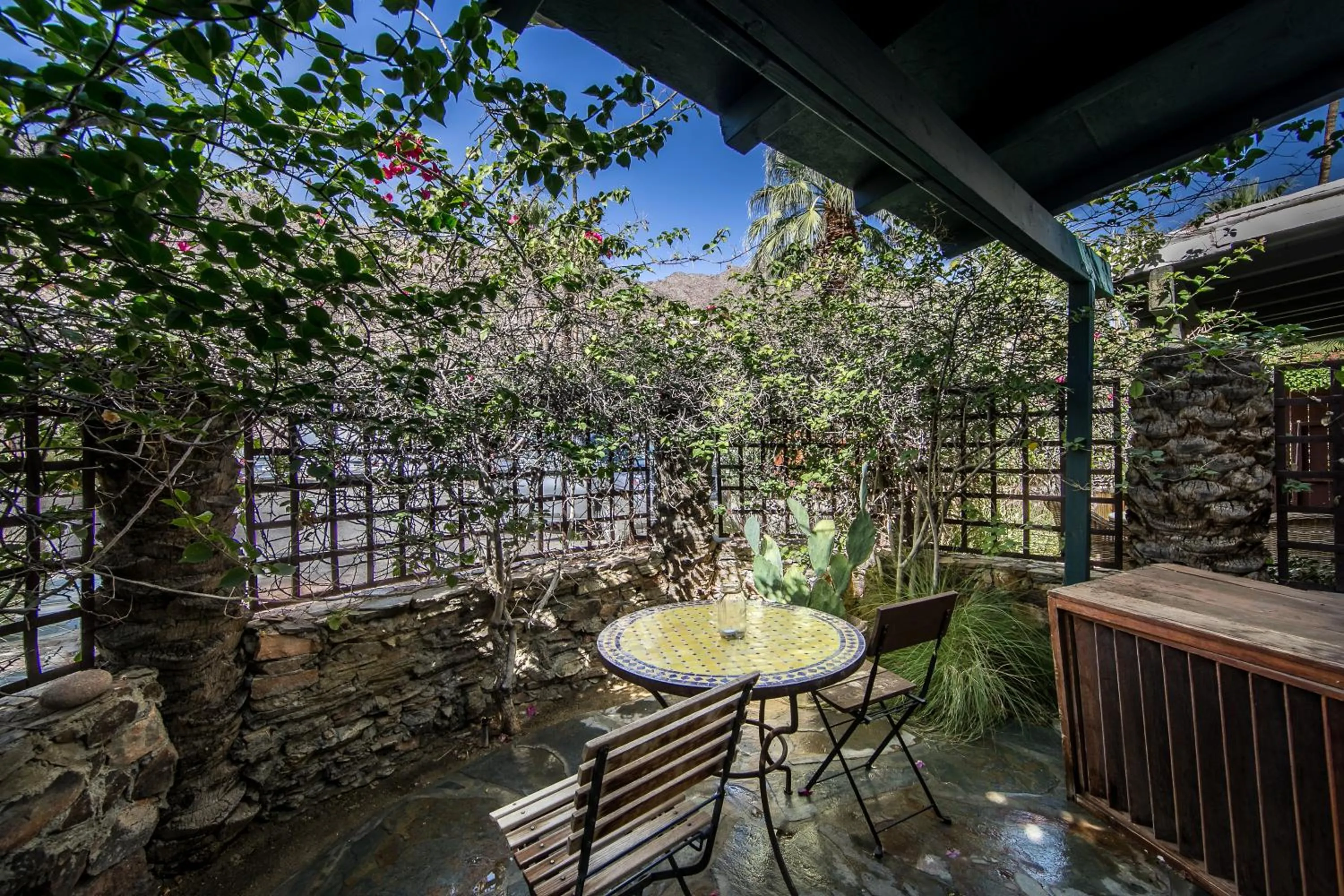 Patio in Korakia Pensione