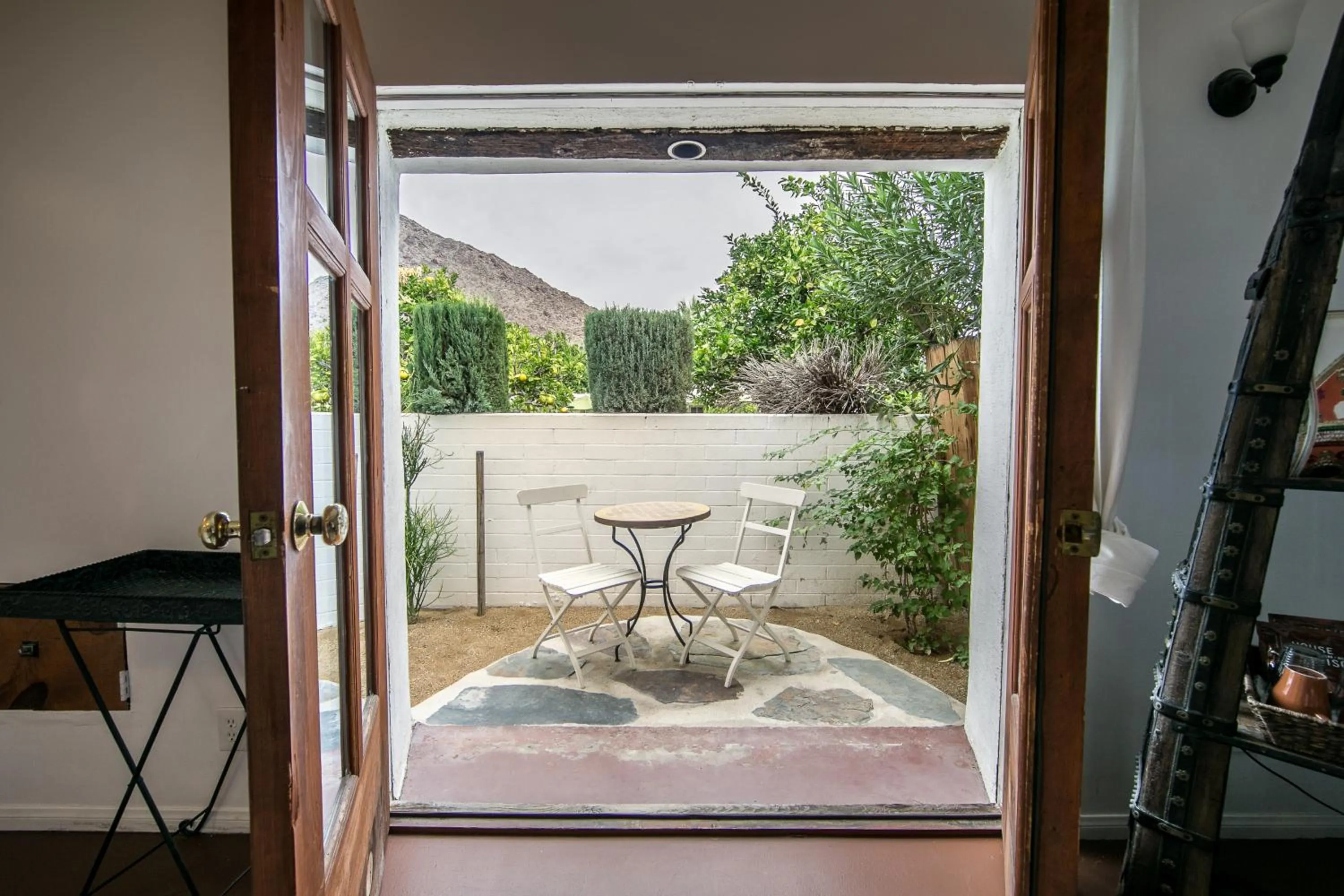 Patio in Korakia Pensione