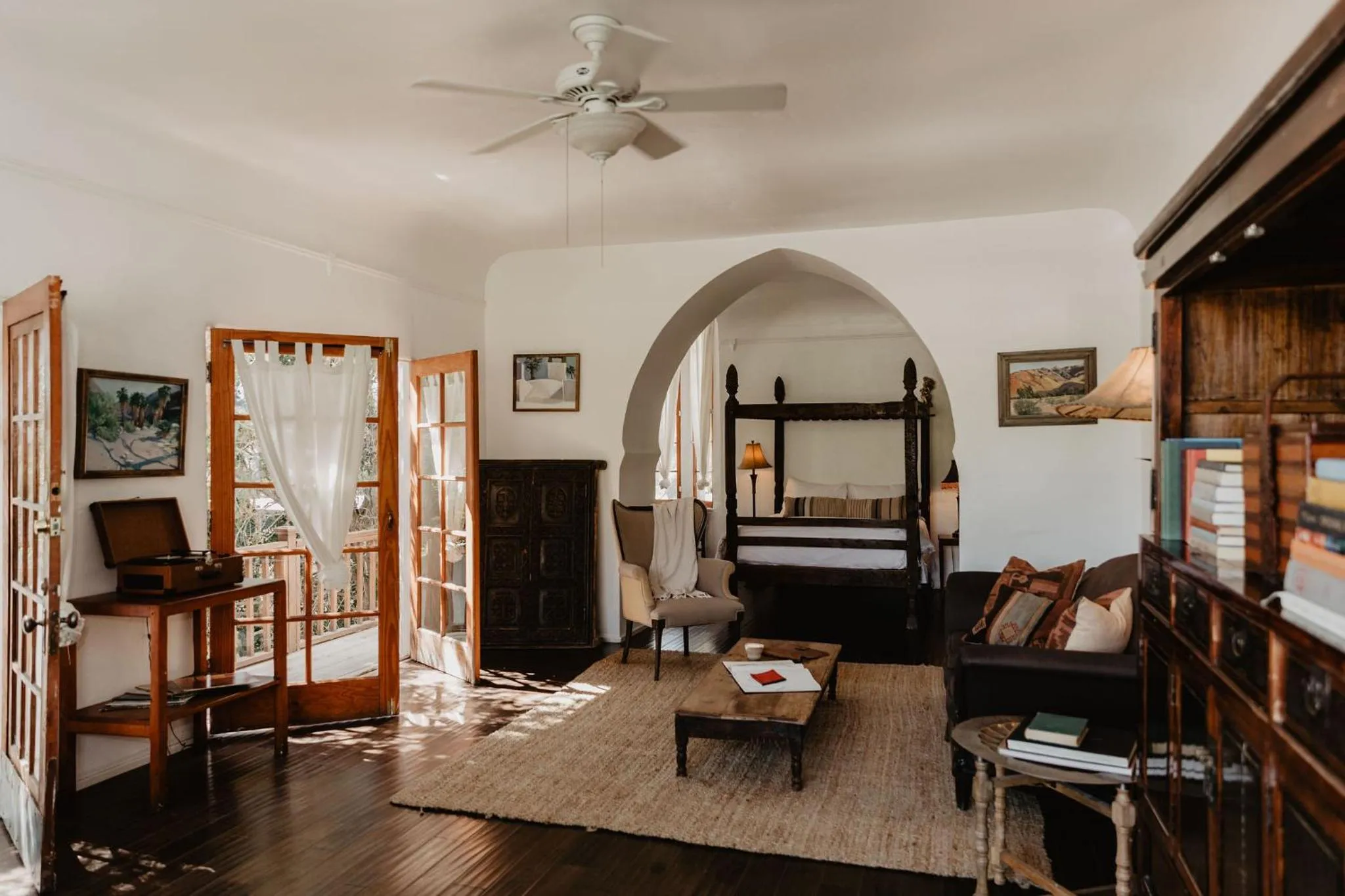 Bed in Korakia Pensione