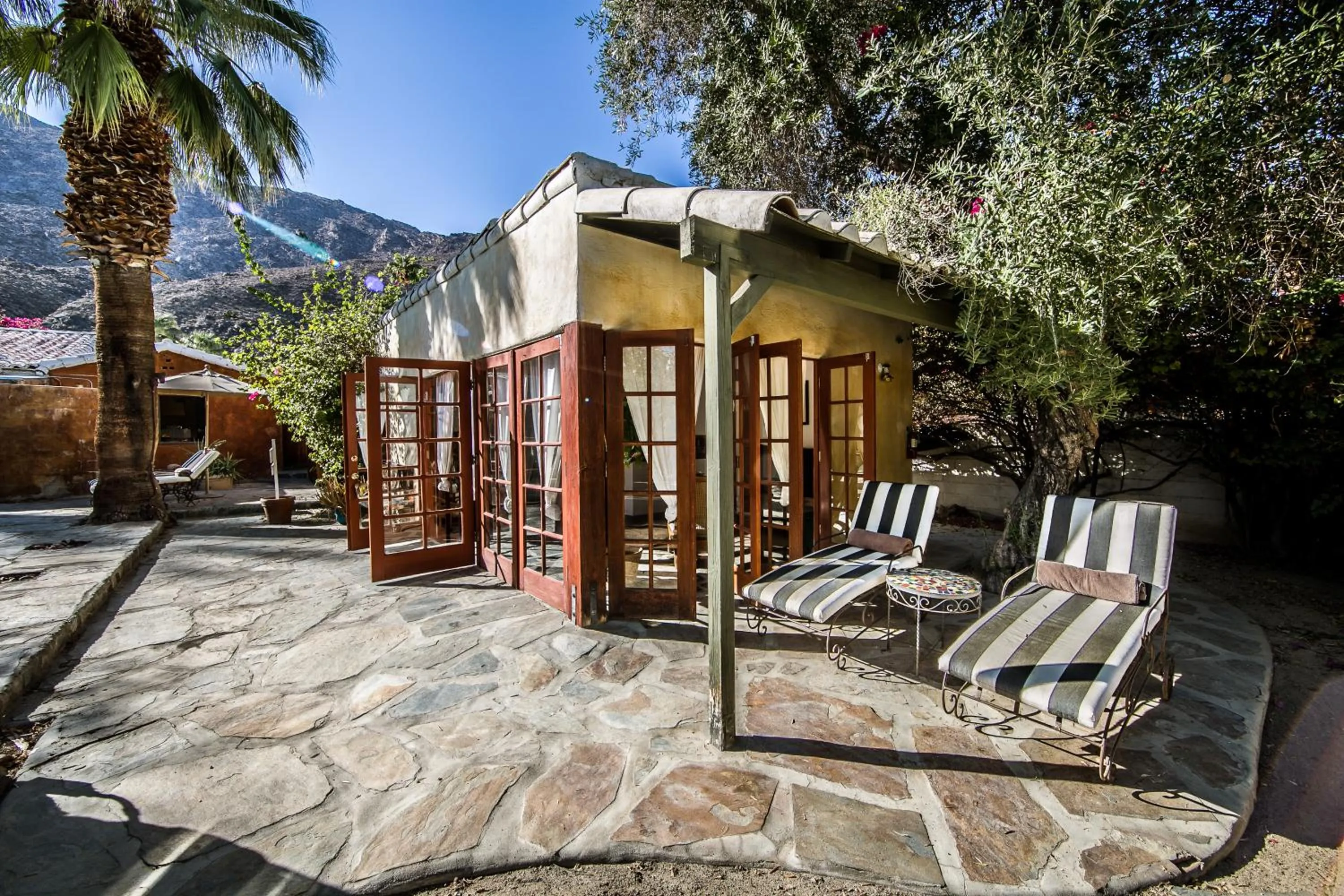 Patio in Korakia Pensione