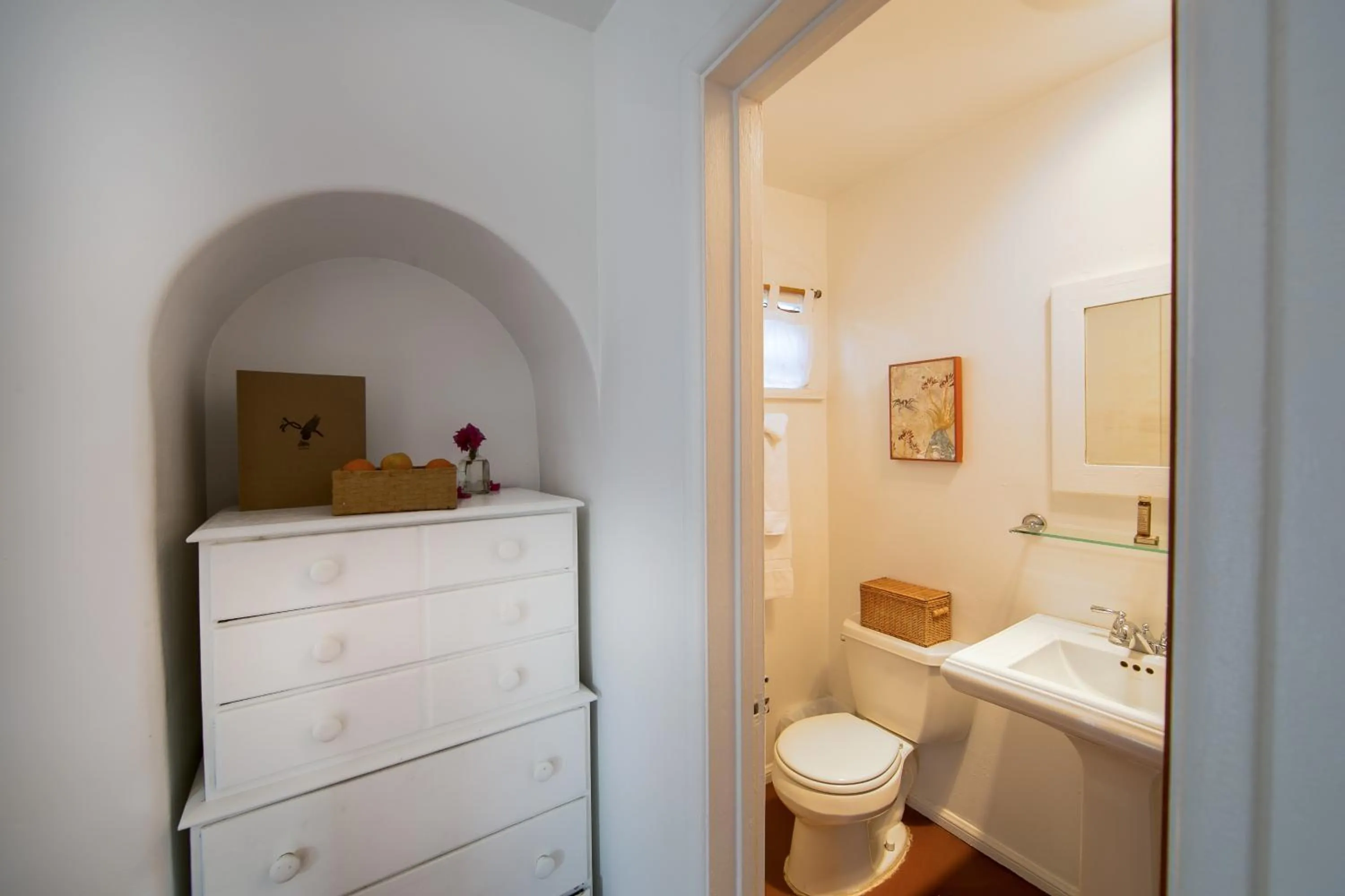 Toilet in Korakia Pensione