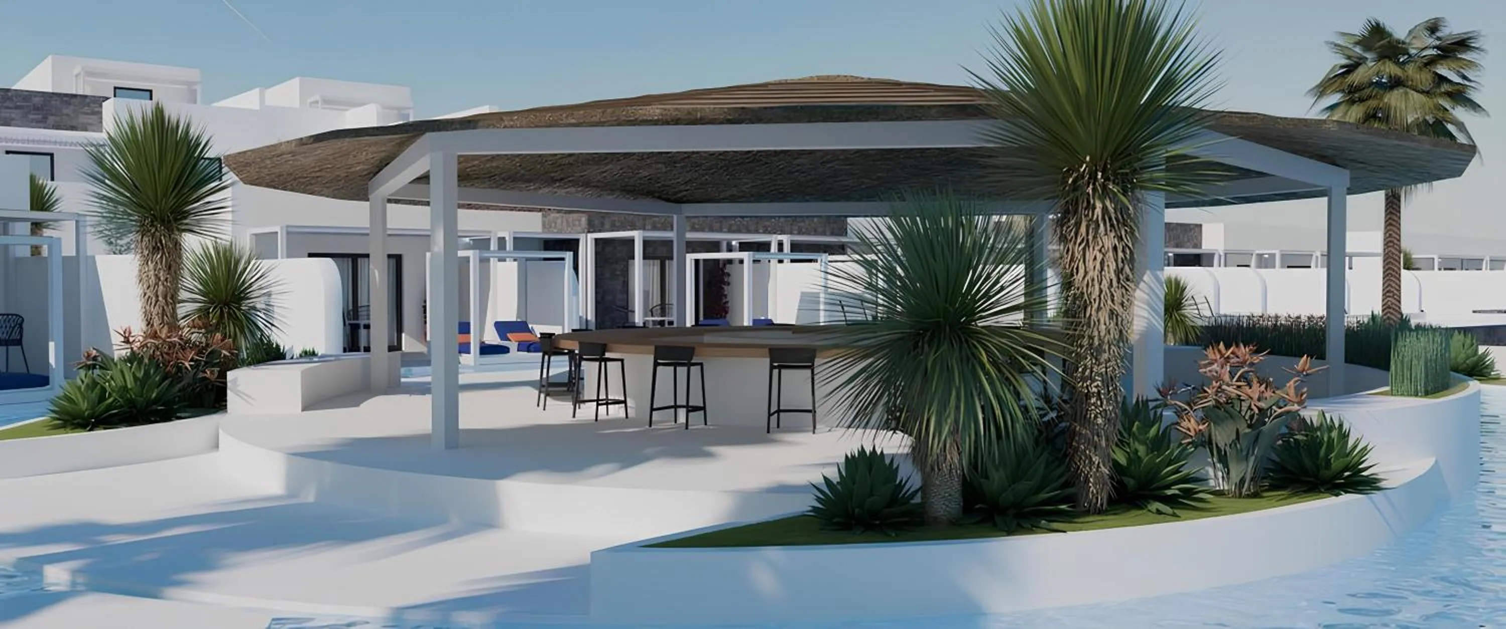 Lounge or bar in Cresanto Luxury Suites