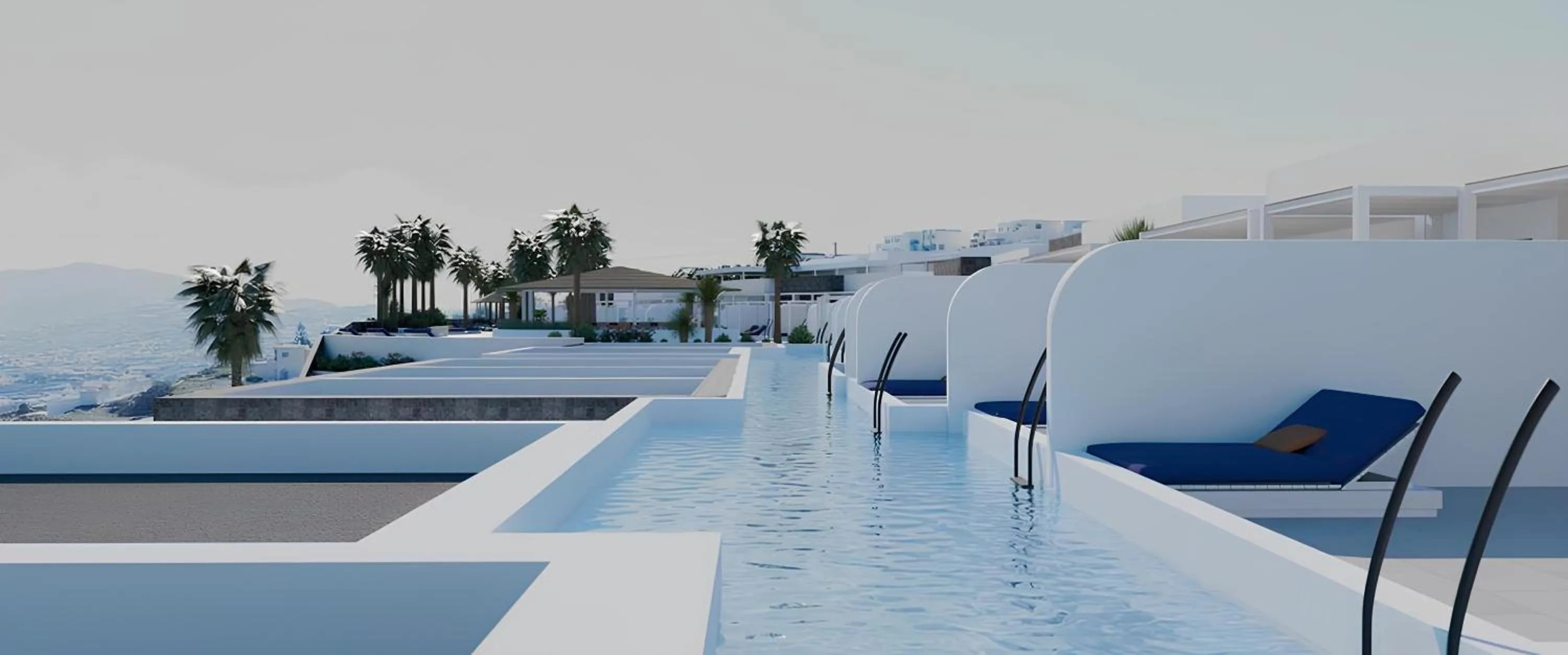 Swimming pool in Cresanto Luxury Suites