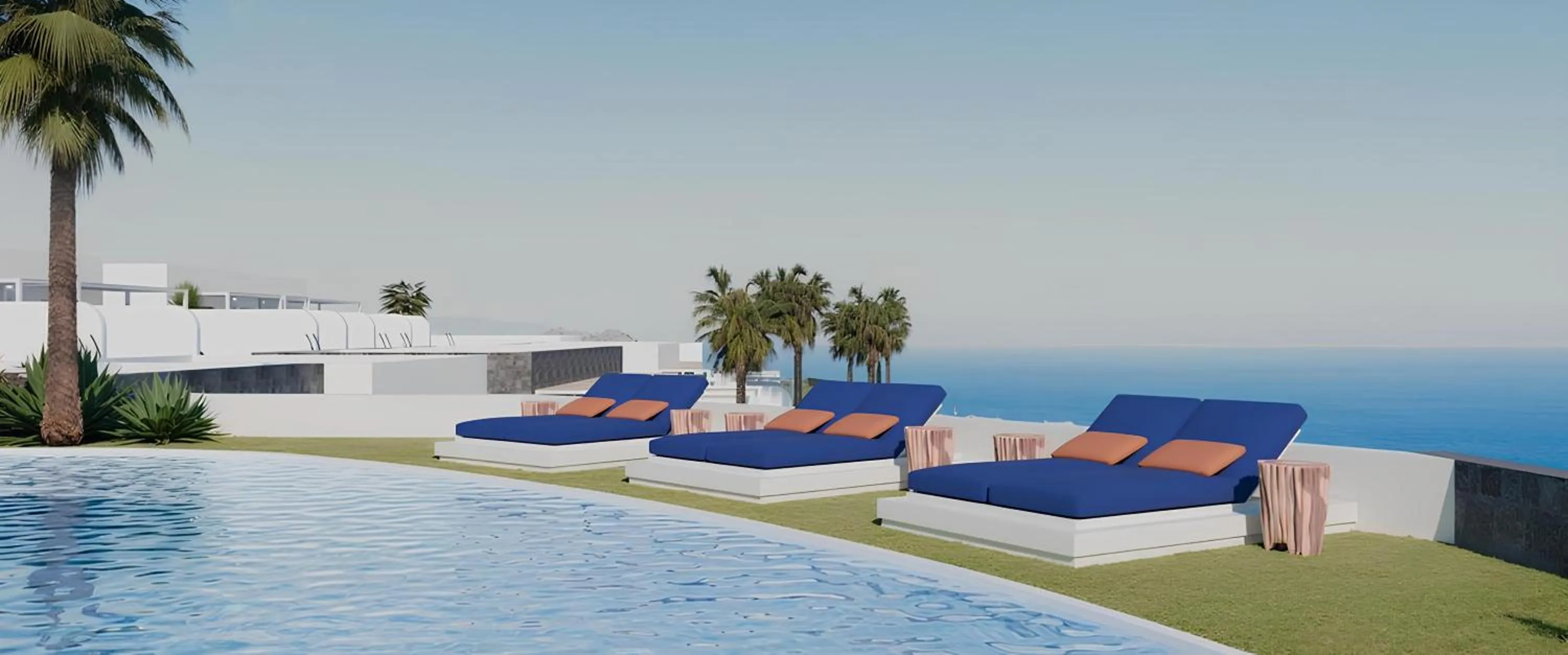 Swimming pool in Cresanto Luxury Suites