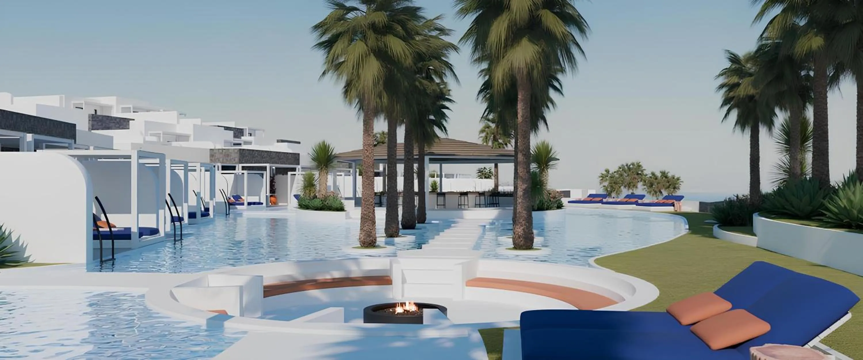 Swimming pool in Cresanto Luxury Suites