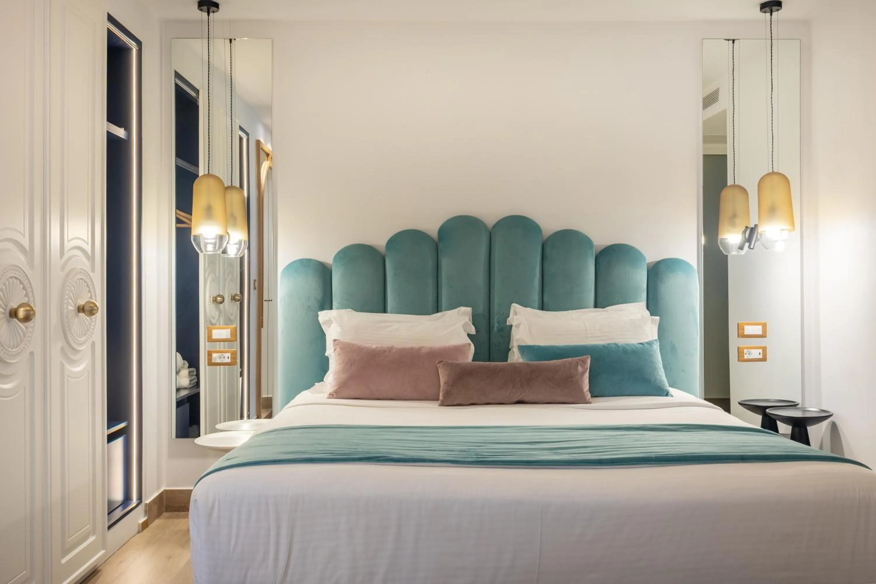 Bed in Cresanto Luxury Suites