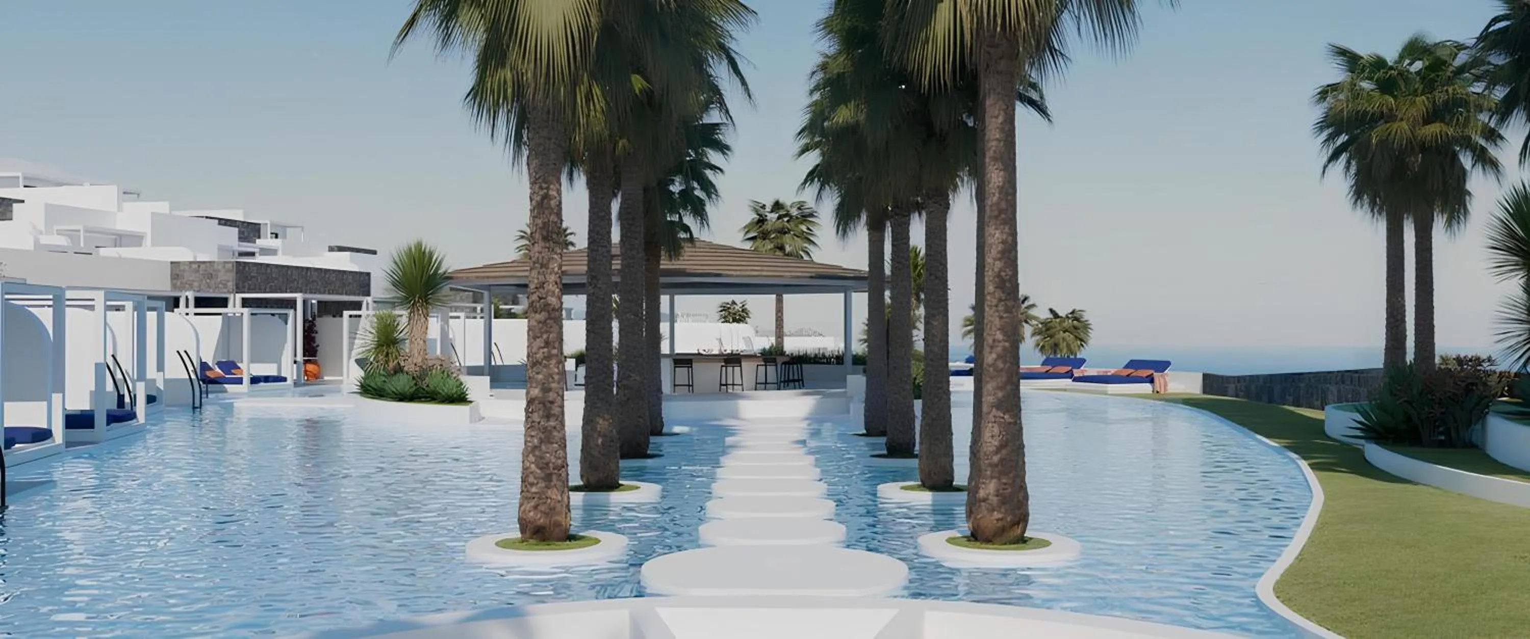 Swimming pool in Cresanto Luxury Suites