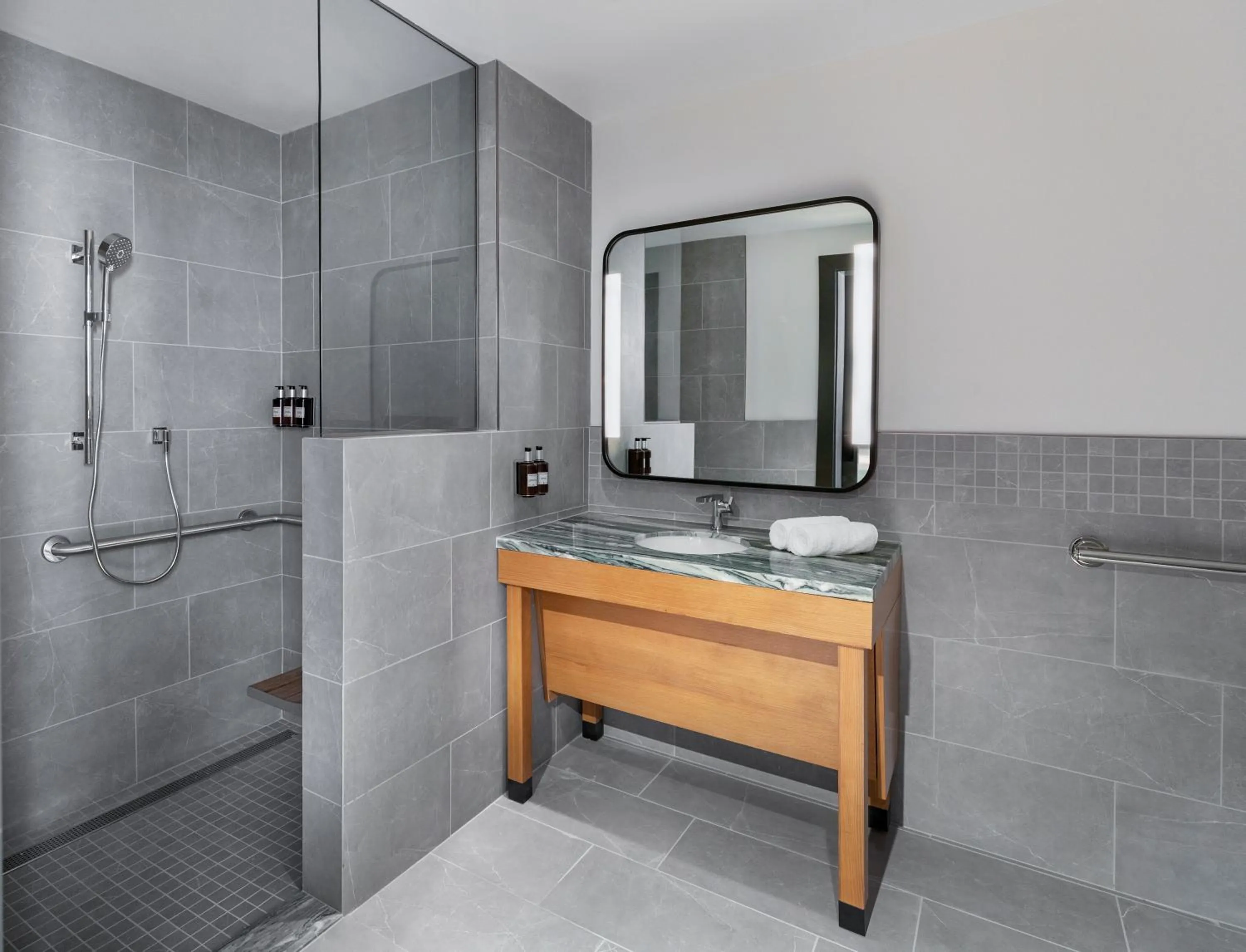 Bathroom in Kissel Uptown Oakland, in the Unbound Collection by Hyatt