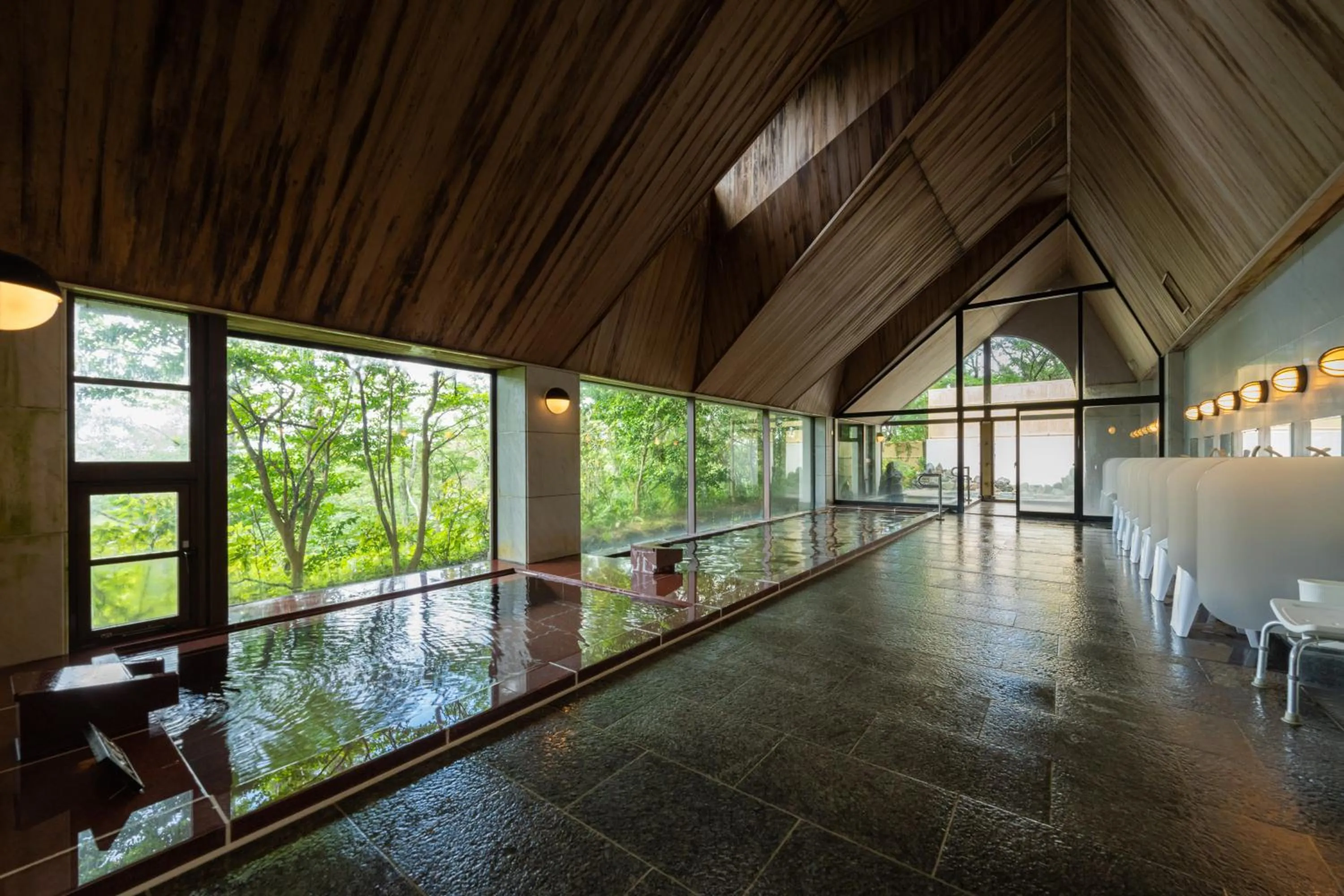 Hot Spring Bath in 伊豆高原温泉ホテル 森の泉