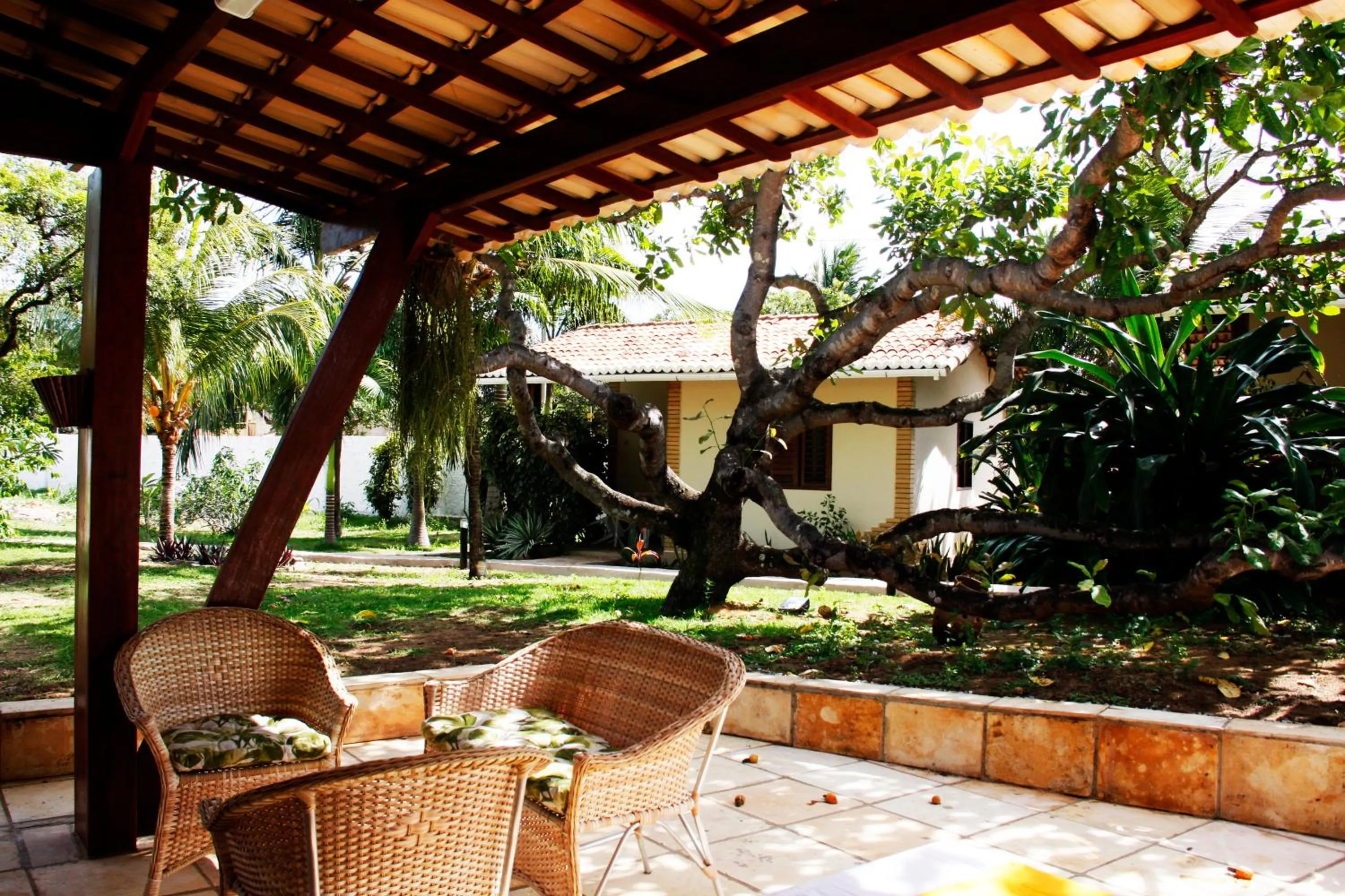 Balcony/Terrace in Pousada Sol e Luna