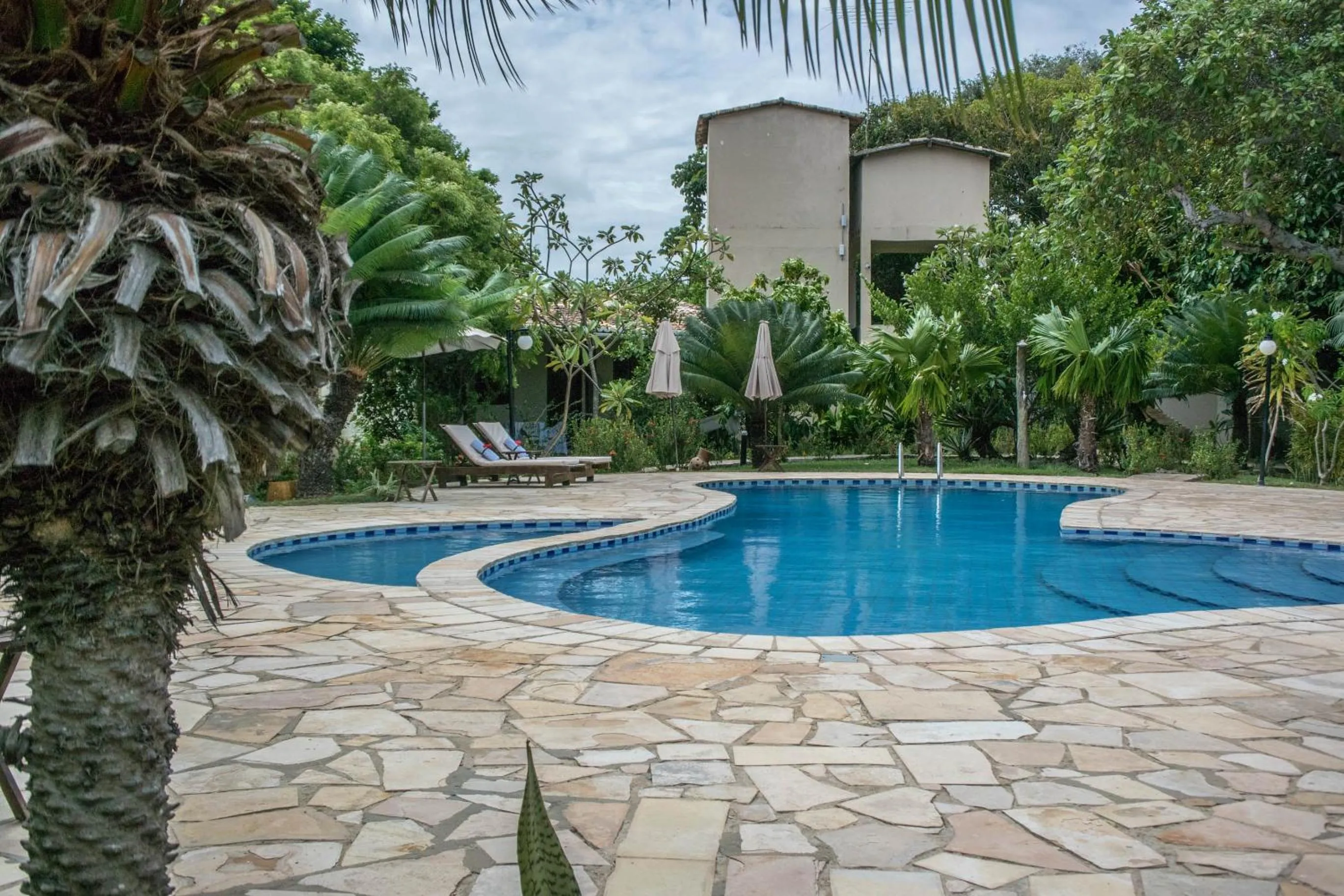 Swimming pool in Pousada Sol e Luna