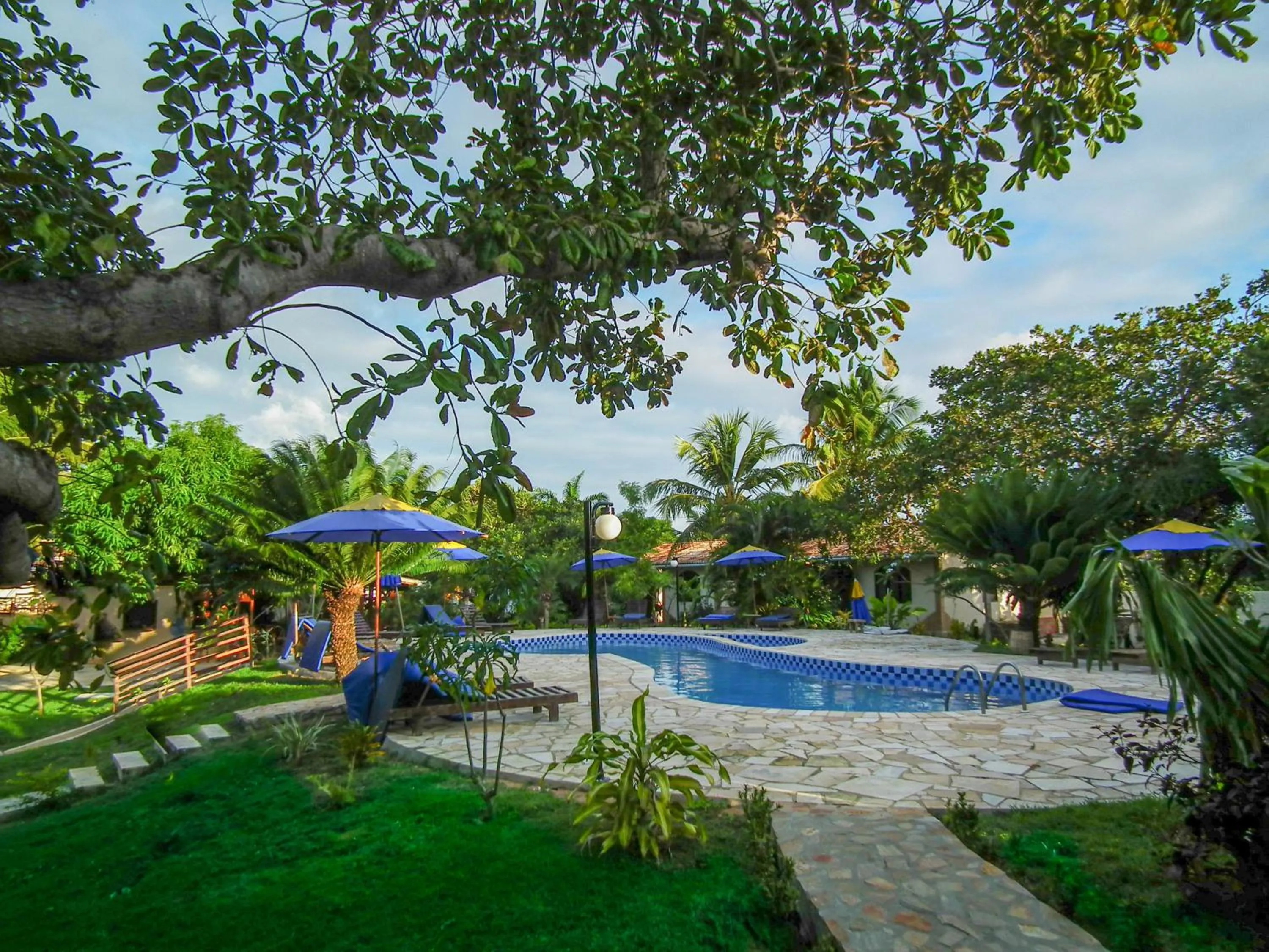 Swimming pool in Pousada Sol e Luna