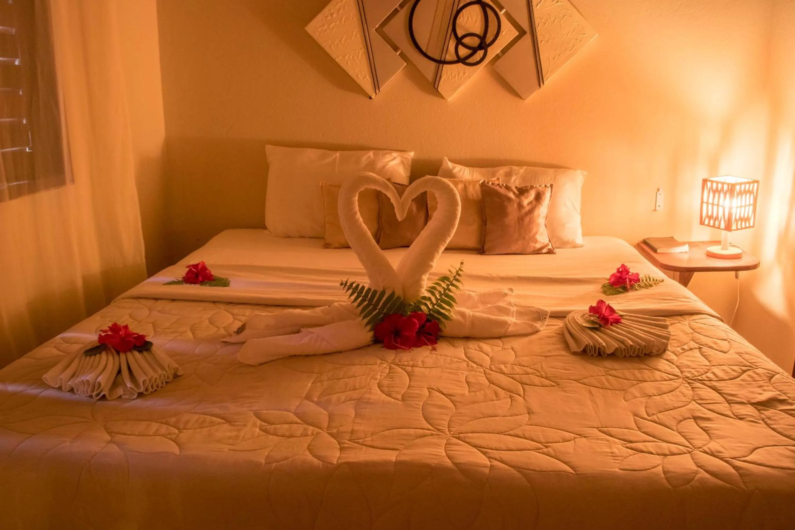 Bed in Pousada Sol e Luna