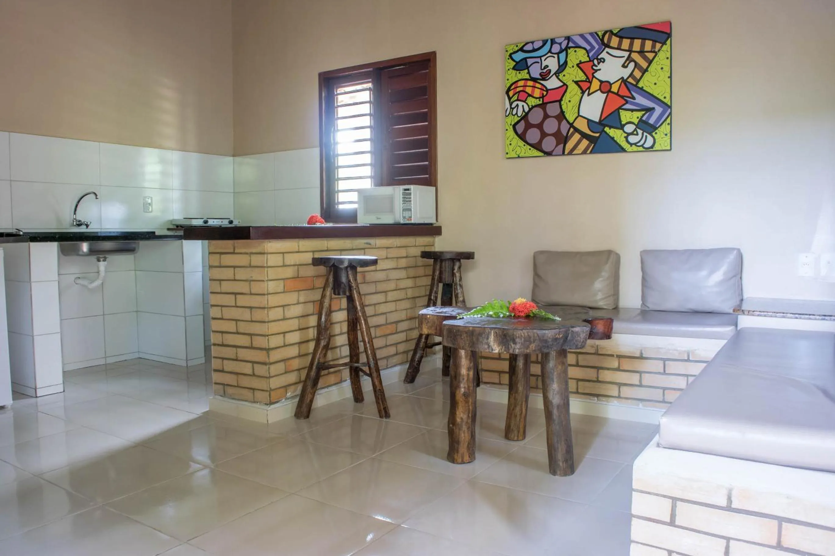 On site in Pousada Sol e Luna