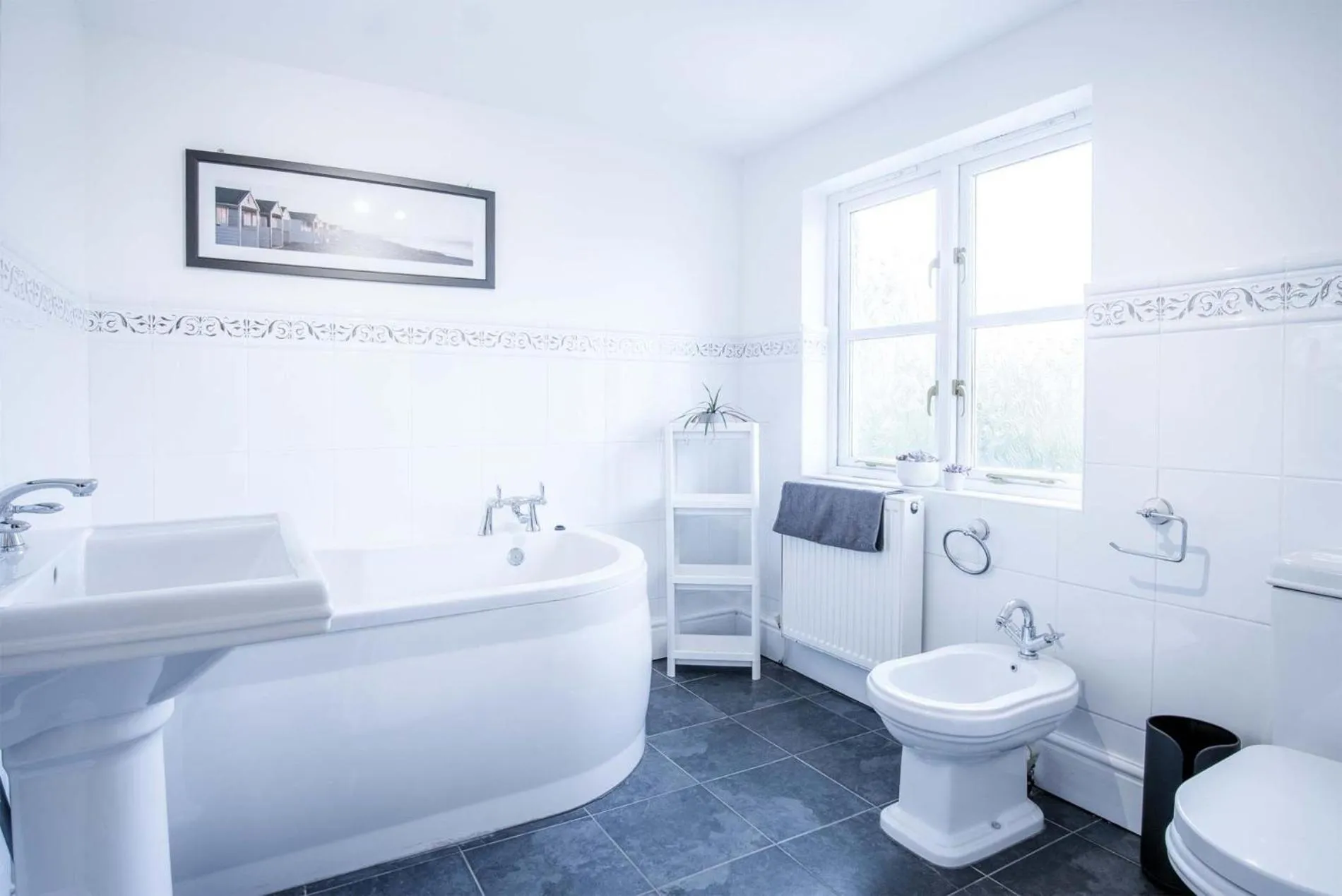 Floor plan in Angle Adventures - 4 Bedroom Cottage - Angle