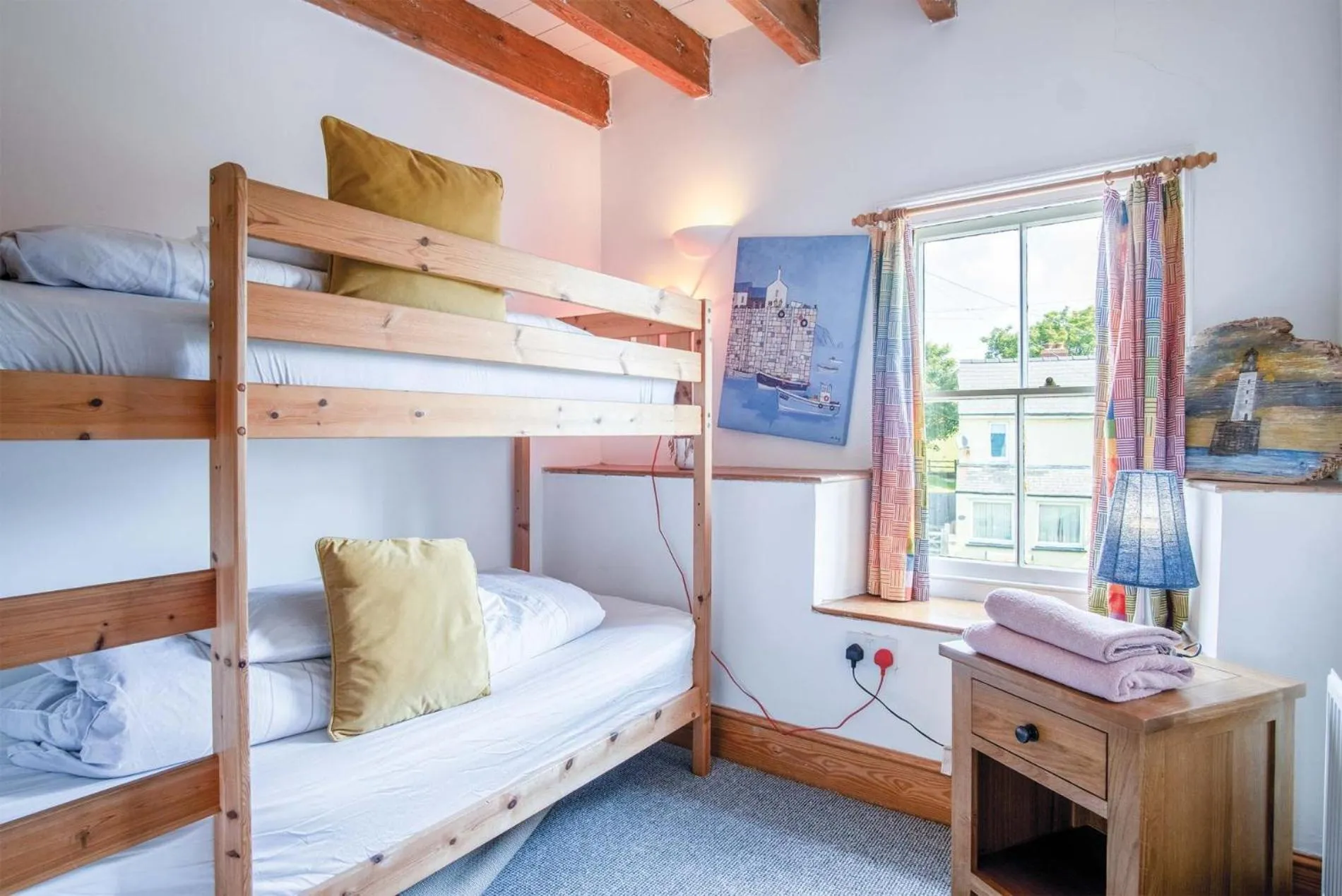 Floor plan, Bed in Angle Adventures - 4 Bedroom Cottage - Angle