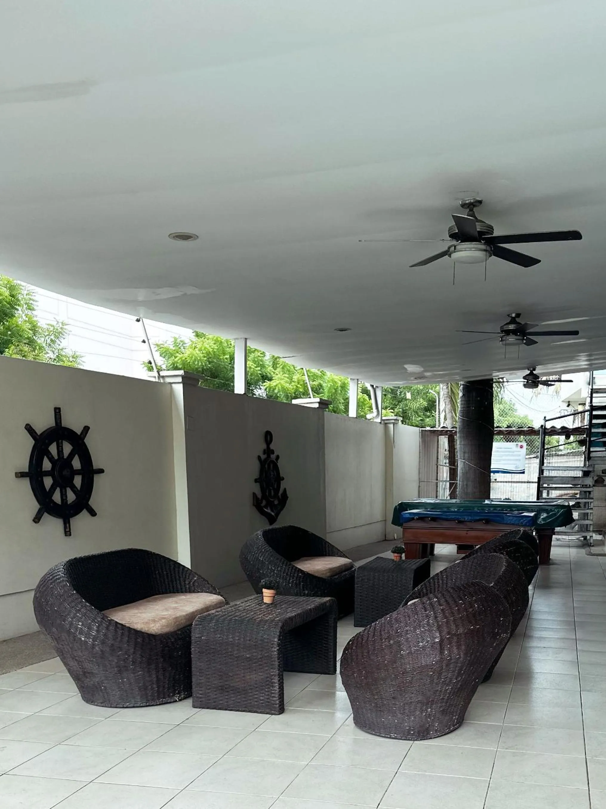 Living room in Hotel Mar Azul
