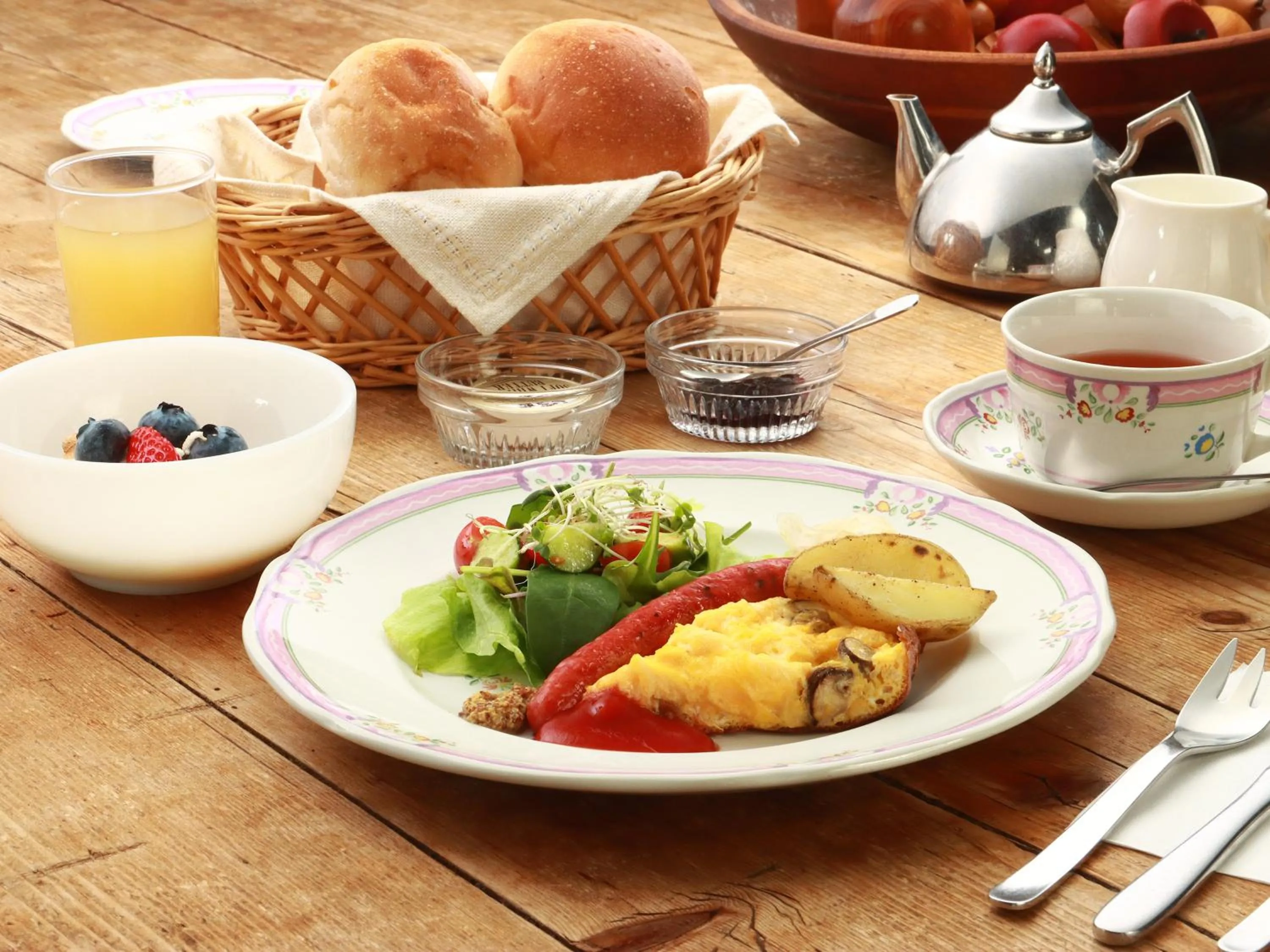 Food and drinks in Country Inn Orchard House