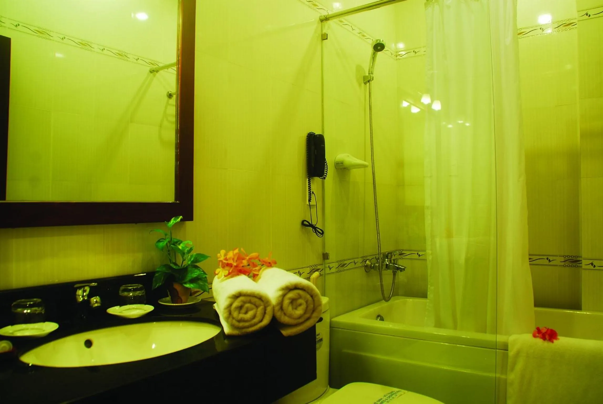 Bathroom in Hau Giang Hotel