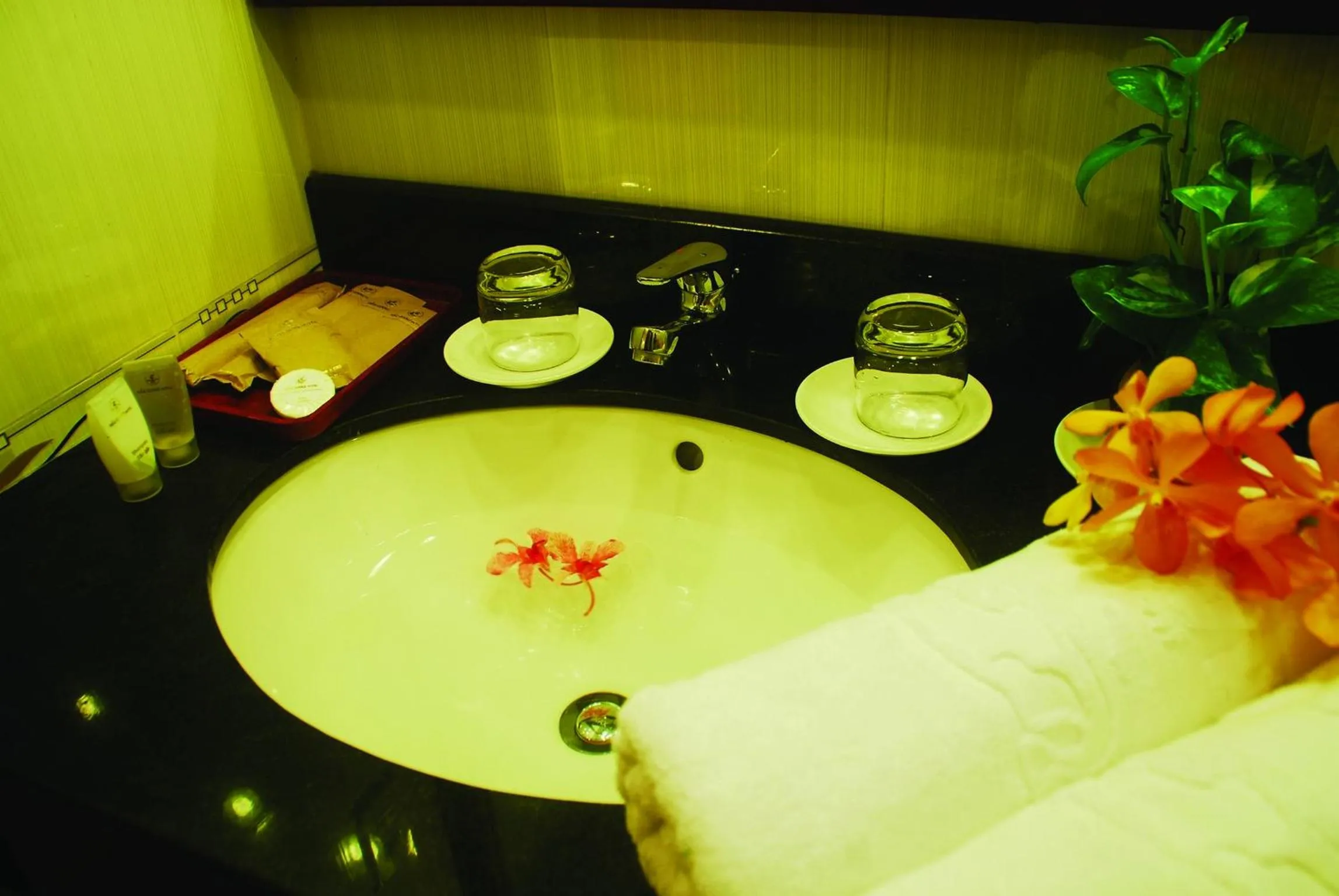 Bathroom in Hau Giang Hotel