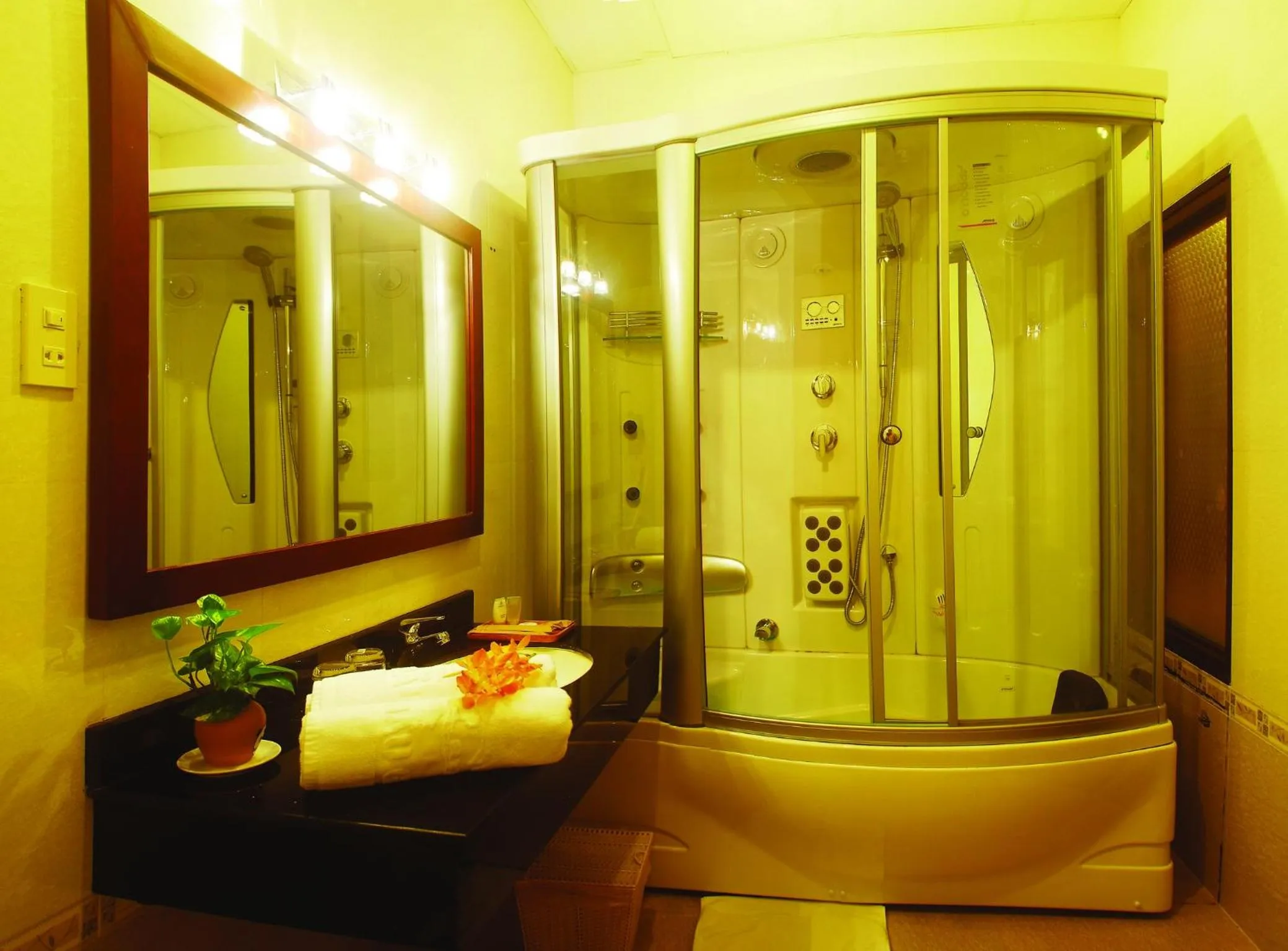 Bathroom in Hau Giang Hotel