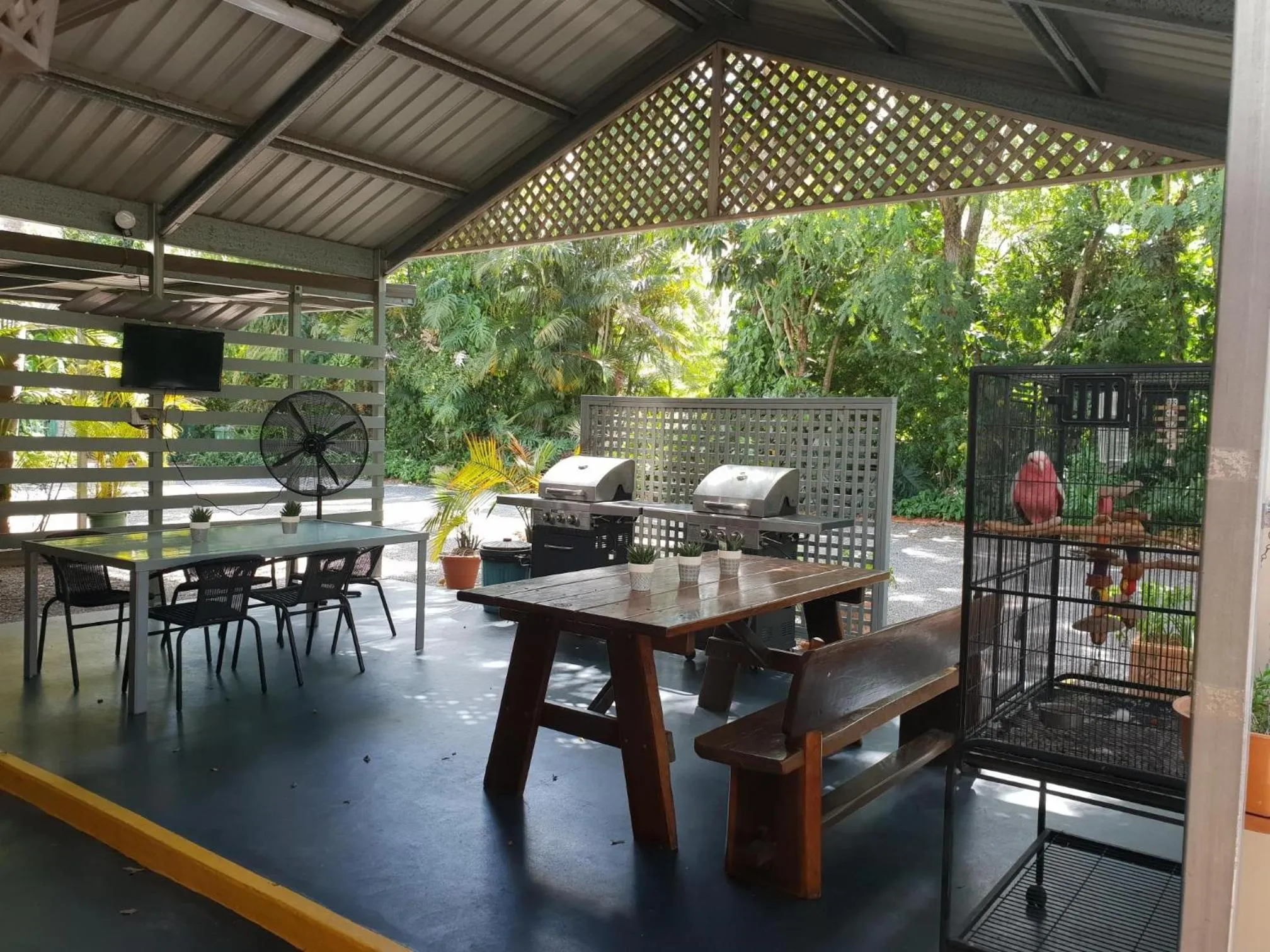 BBQ facilities in Beerwah Motor Lodge