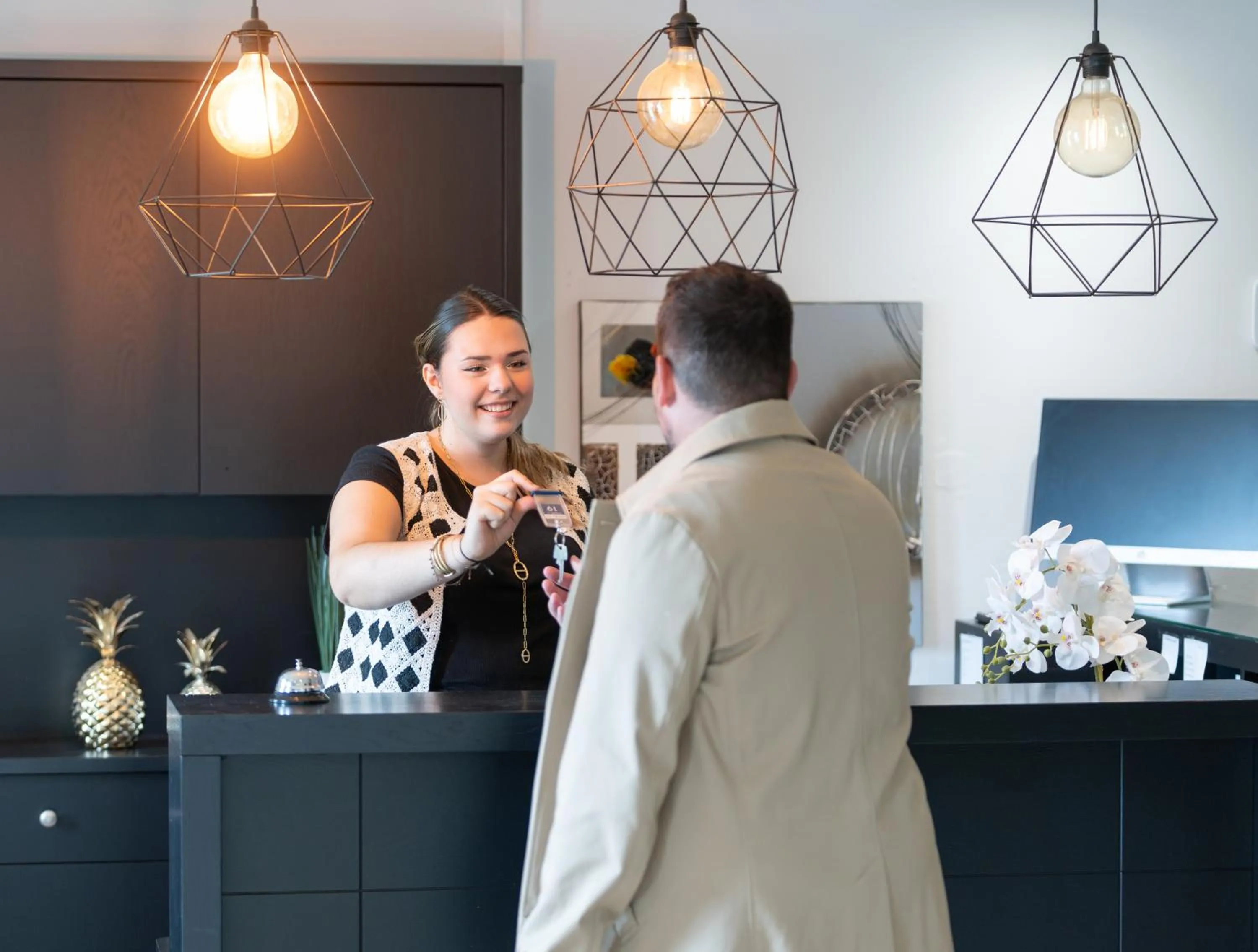 Lobby or reception in Hôtel Inn Design Resto Novo Carquefou