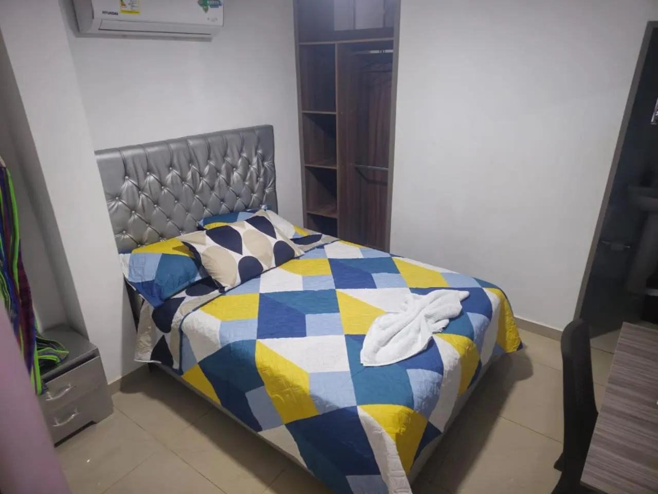 Bed in Apartaestudios Galanni