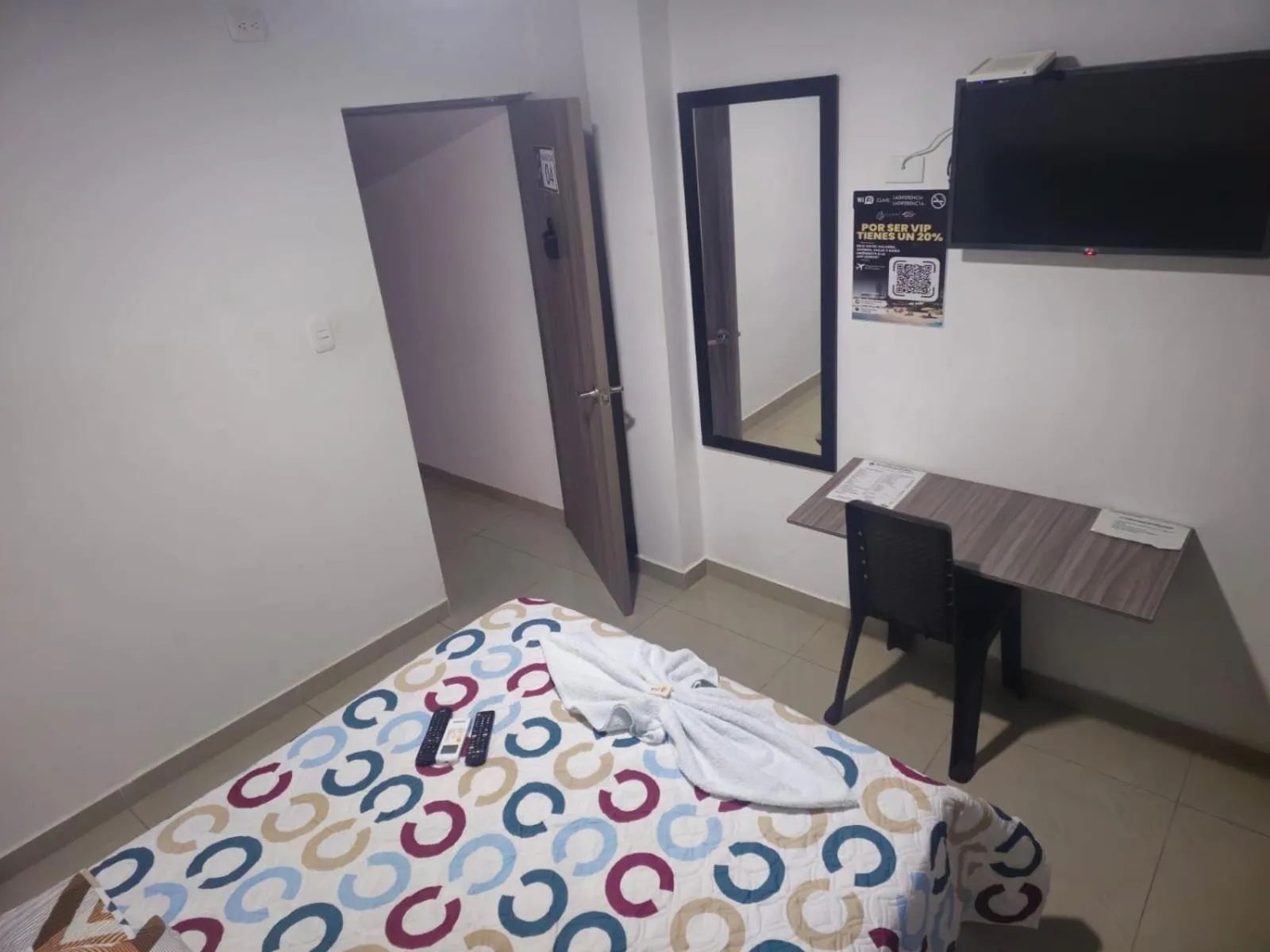 Bed in Apartaestudios Galanni