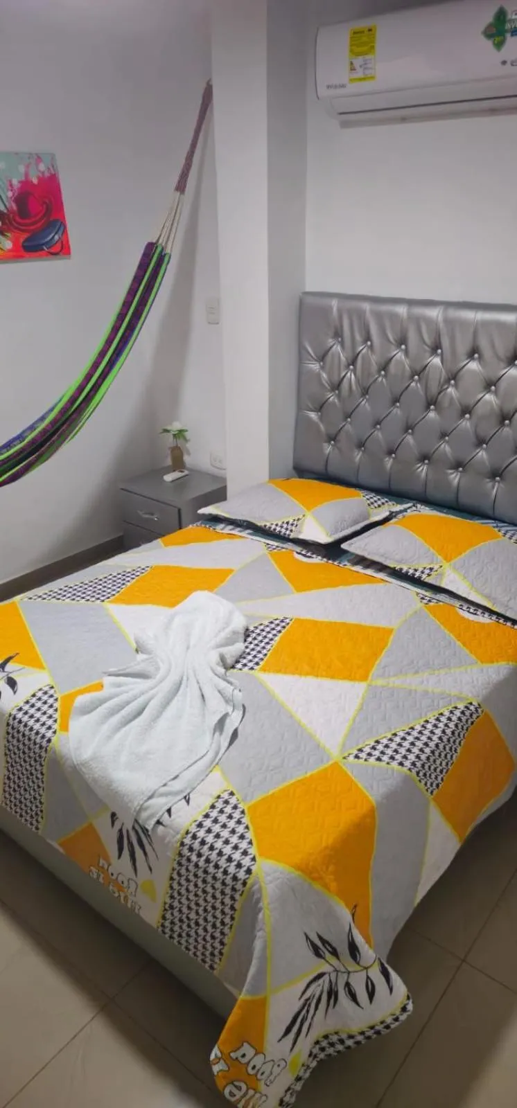 Bed in Apartaestudios Galanni