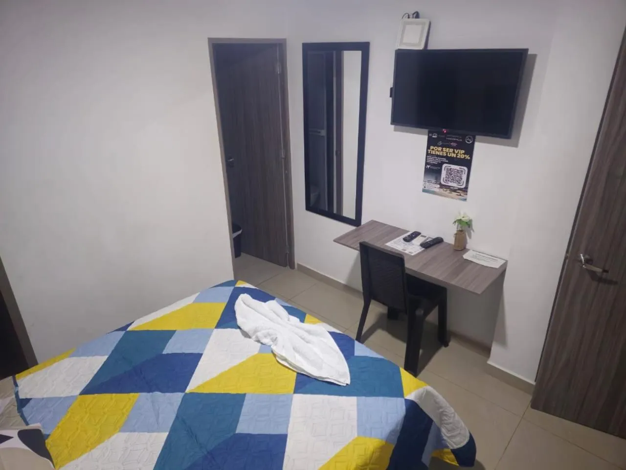 Bed in Apartaestudios Galanni