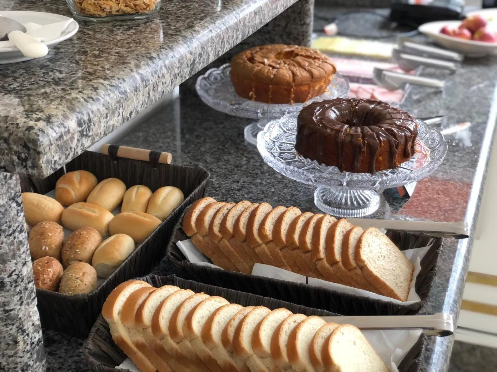 Buffet breakfast in Pousada Vila do Navegante