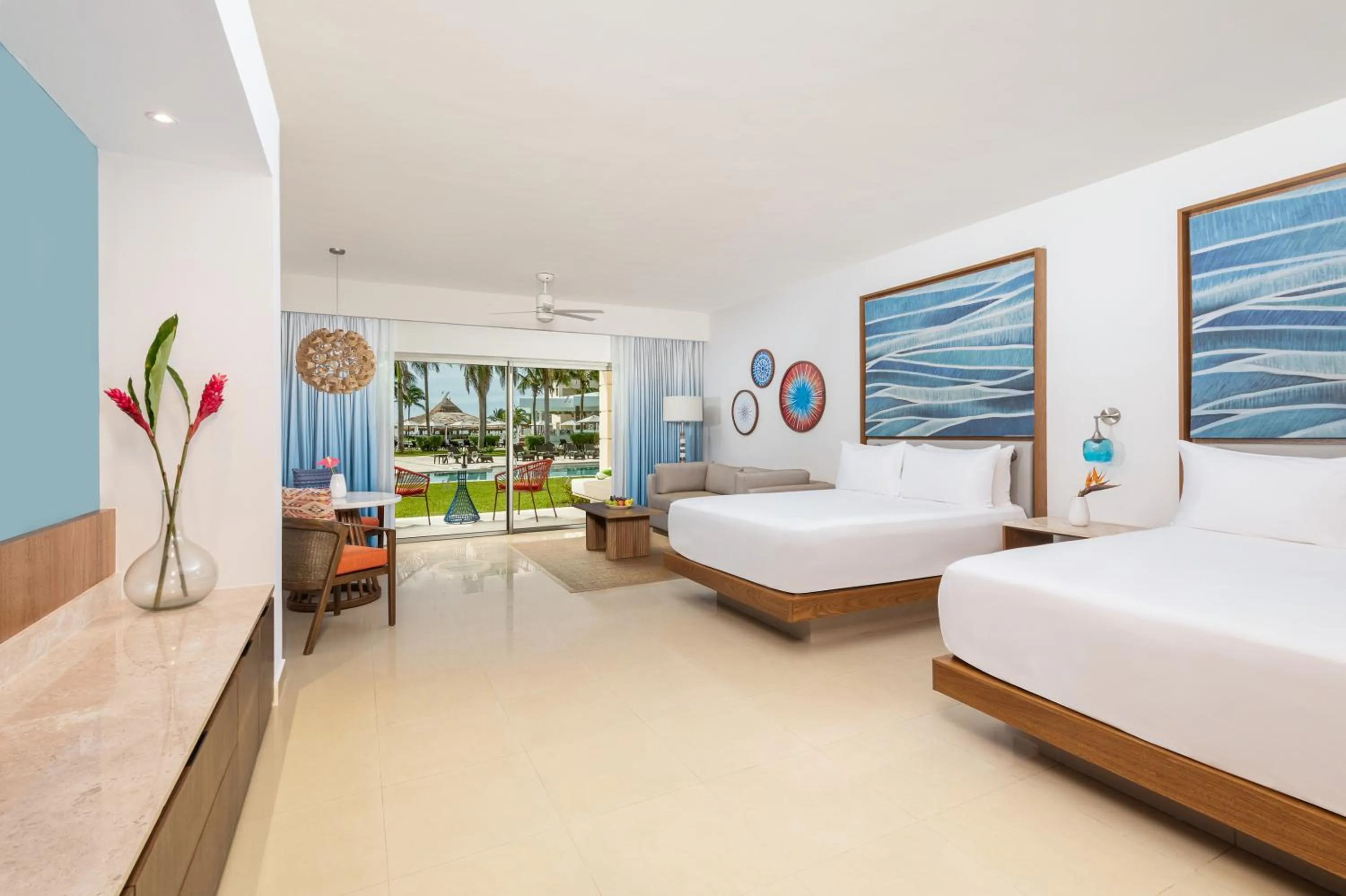 Bedroom, Bed in Dreams Puerto Morelos Resort & Spa - All Inclusive