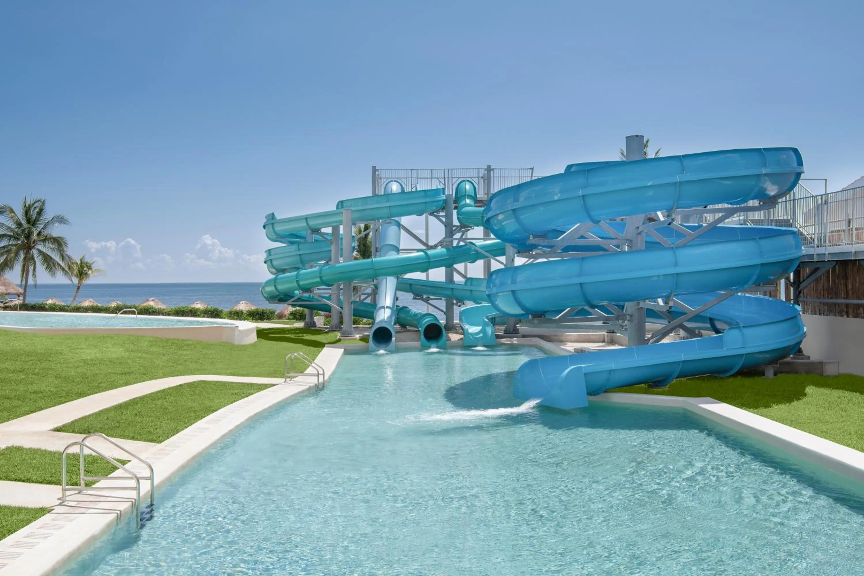 Aqua park in Dreams Puerto Morelos Resort & Spa - All Inclusive