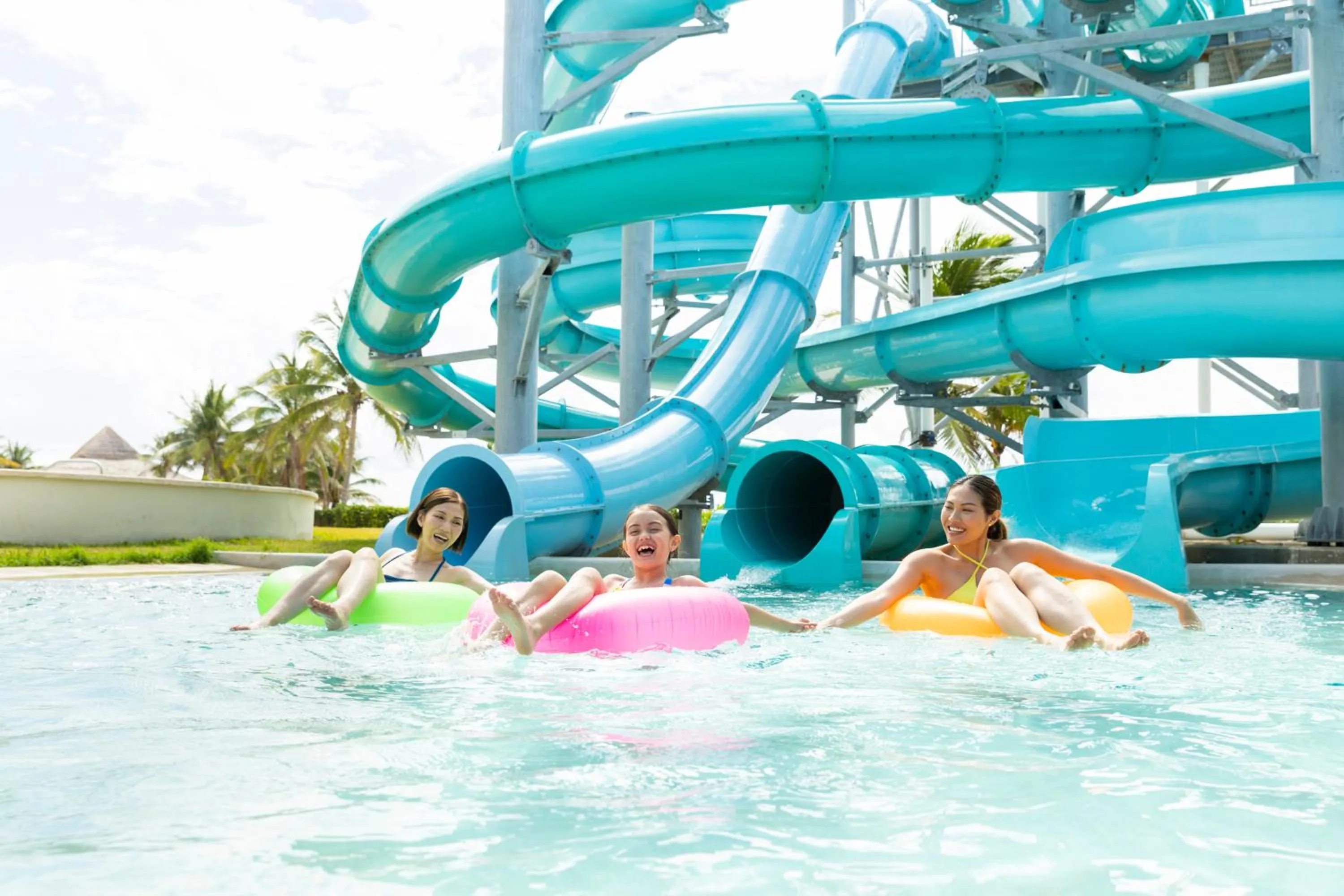 Aqua park in Dreams Puerto Morelos Resort & Spa - All Inclusive