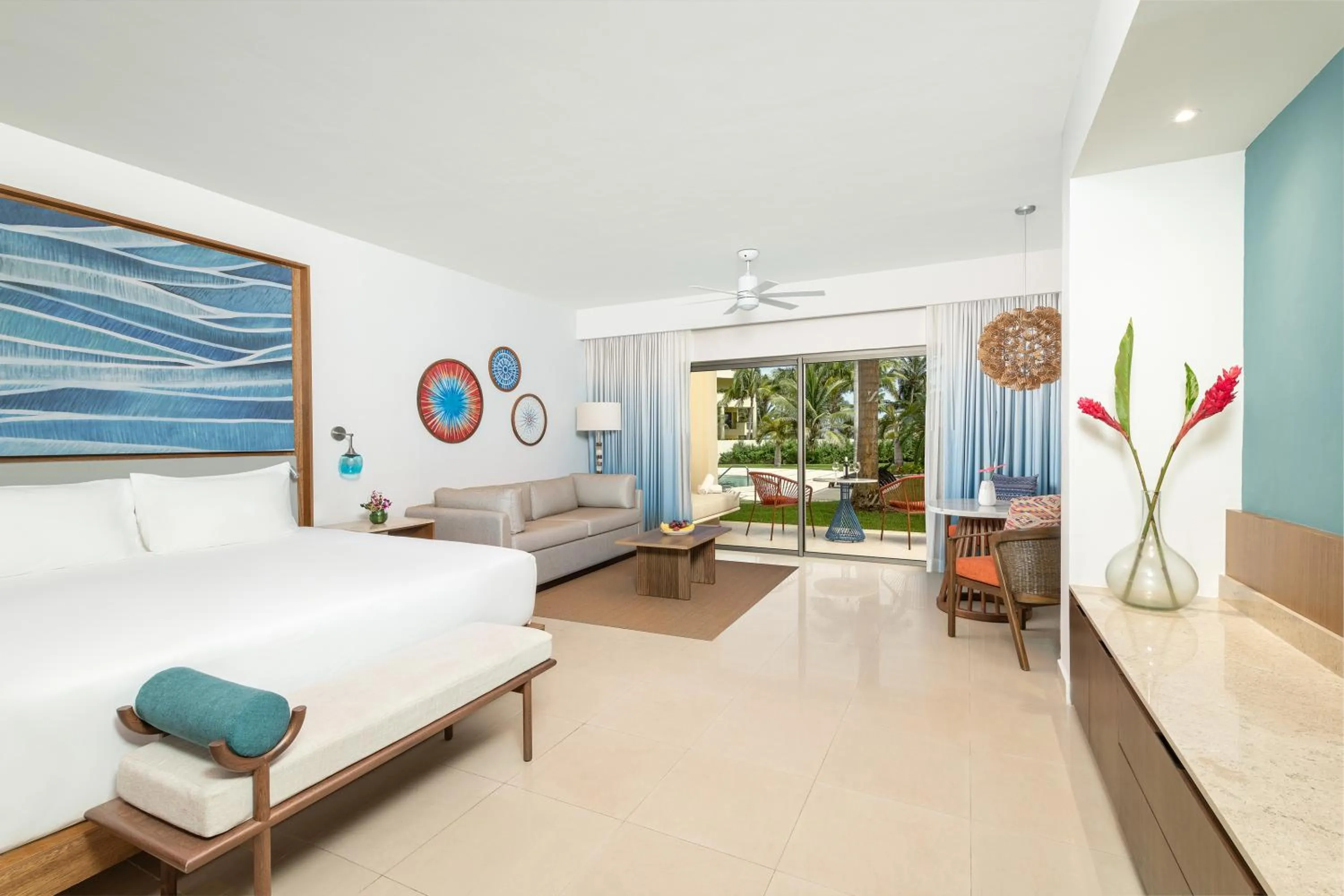 Bedroom, Bed in Dreams Puerto Morelos Resort & Spa - All Inclusive