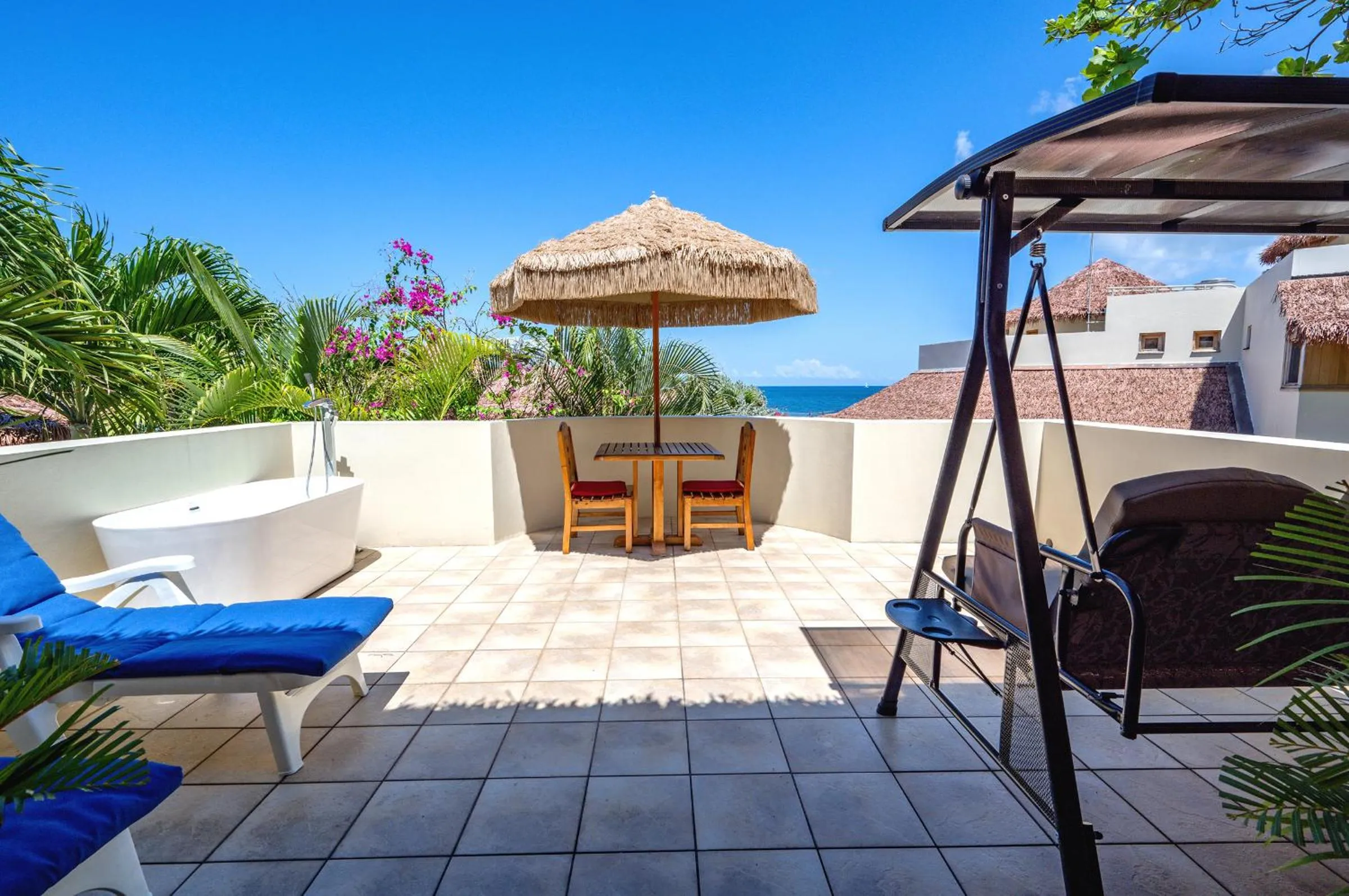 Patio in Ocean Cliff Hotel Negril Limited - Adults Only