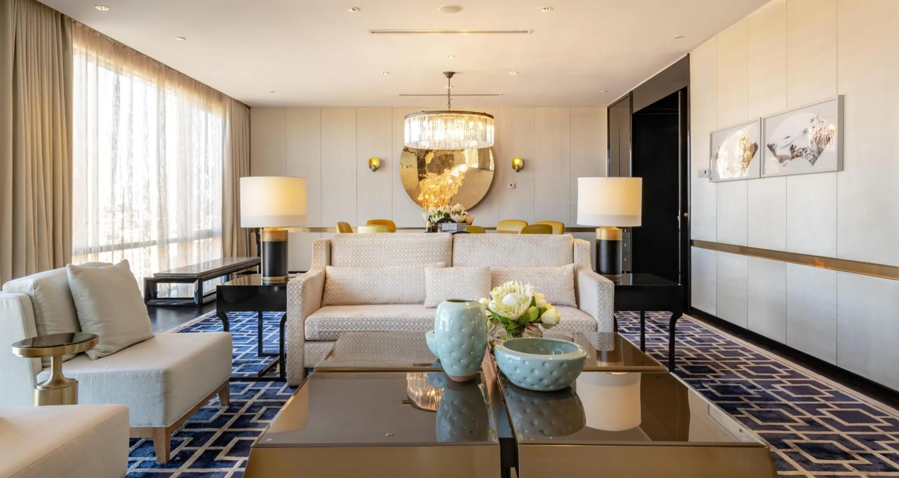 Living room in Waldorf Astoria Beijing