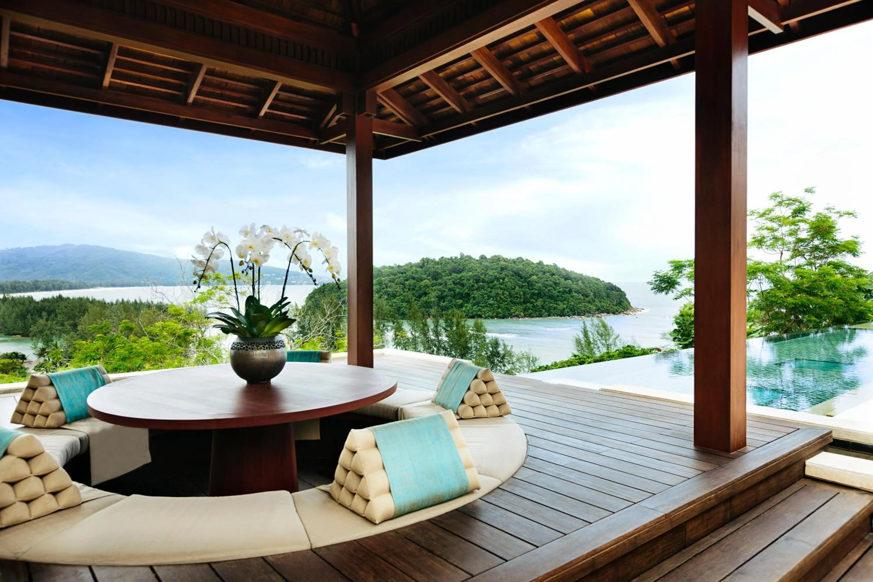 Seating area in Anantara Layan Phuket Resort