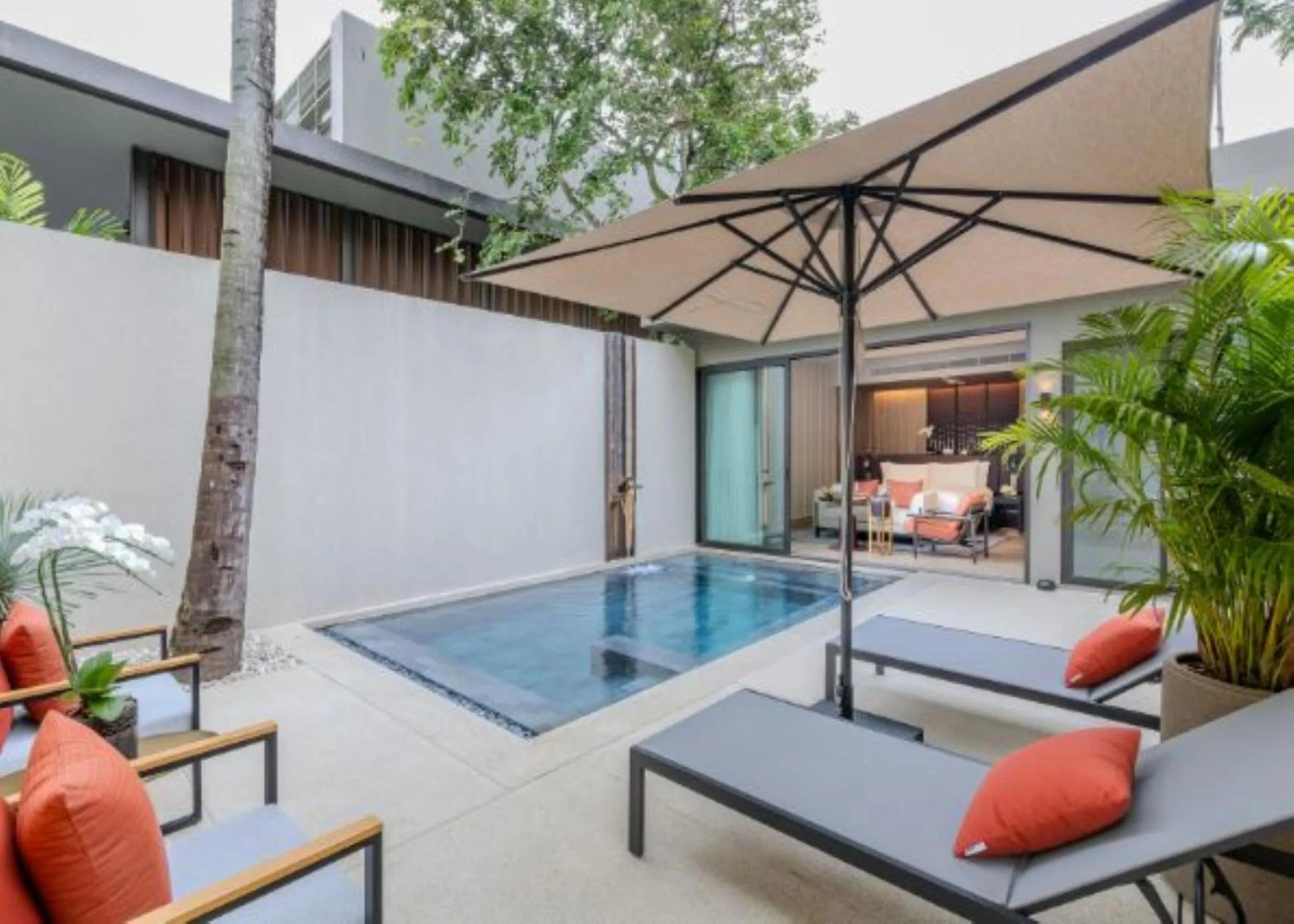 Seating area in Anantara Layan Phuket Resort