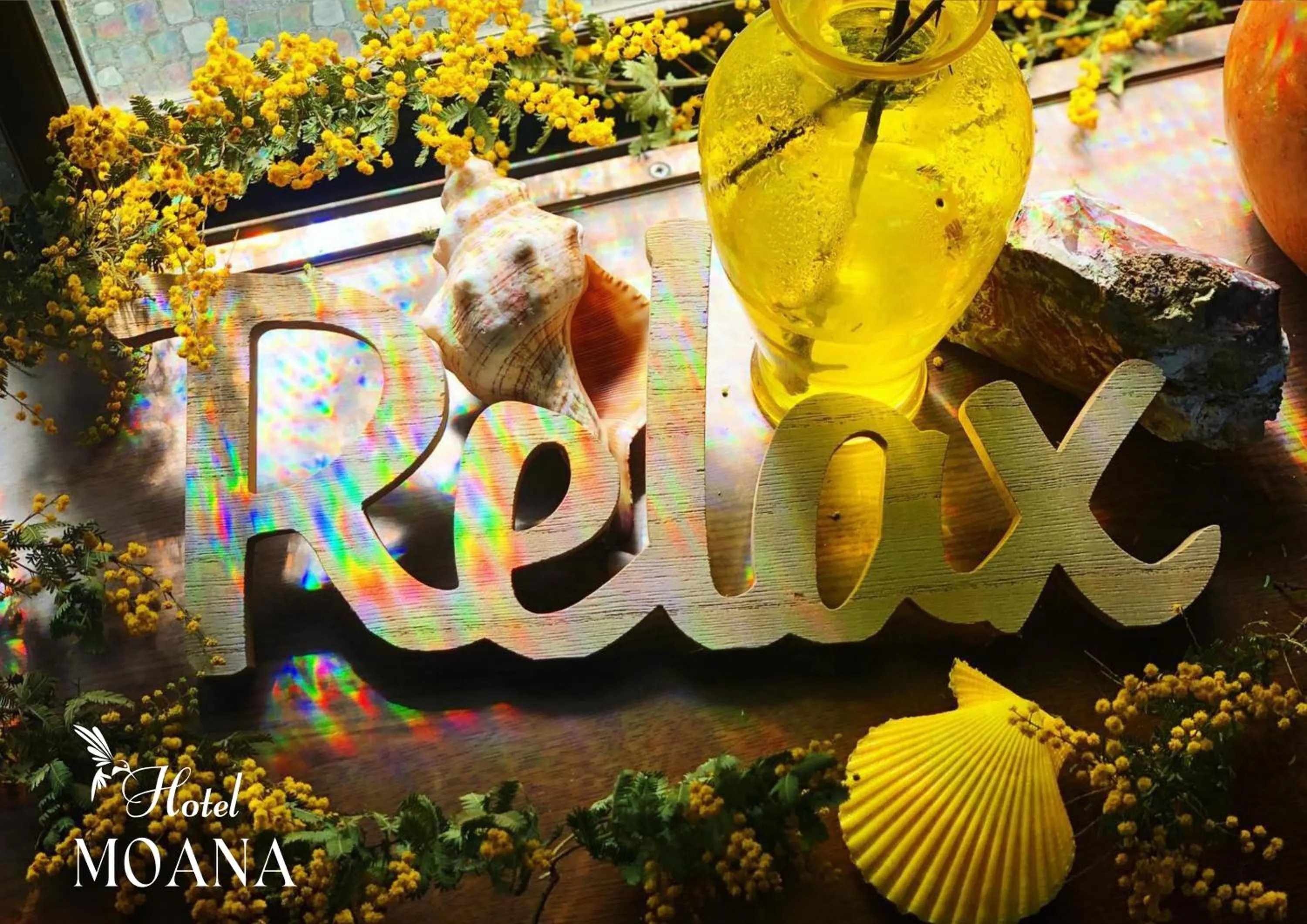 Decorative detail in Hotel MOANA絶景オーシャンビューカフェラウンジ朝食付き