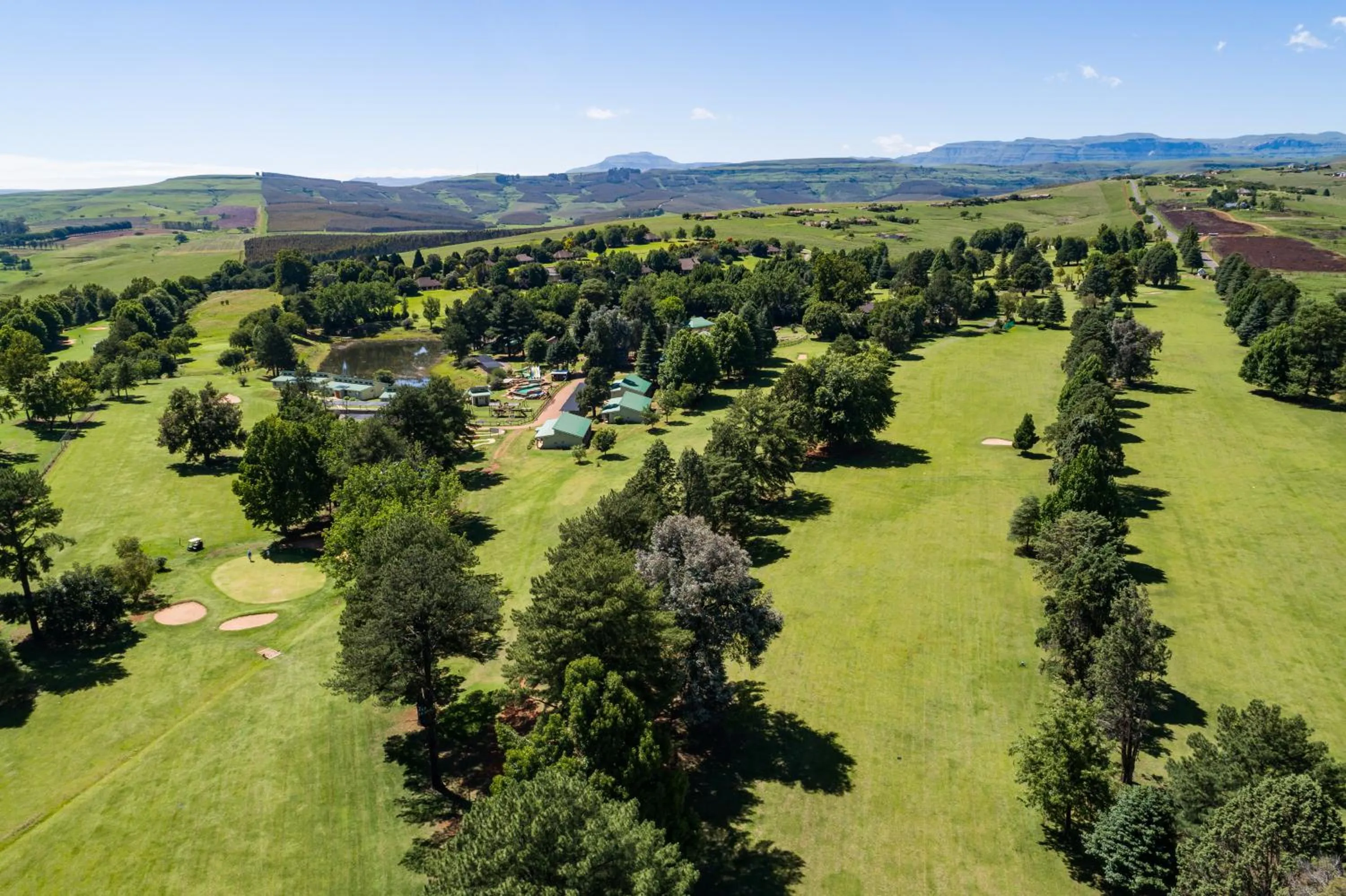 Bird's eye view in Gooderson Monks Cowl Golf Resort